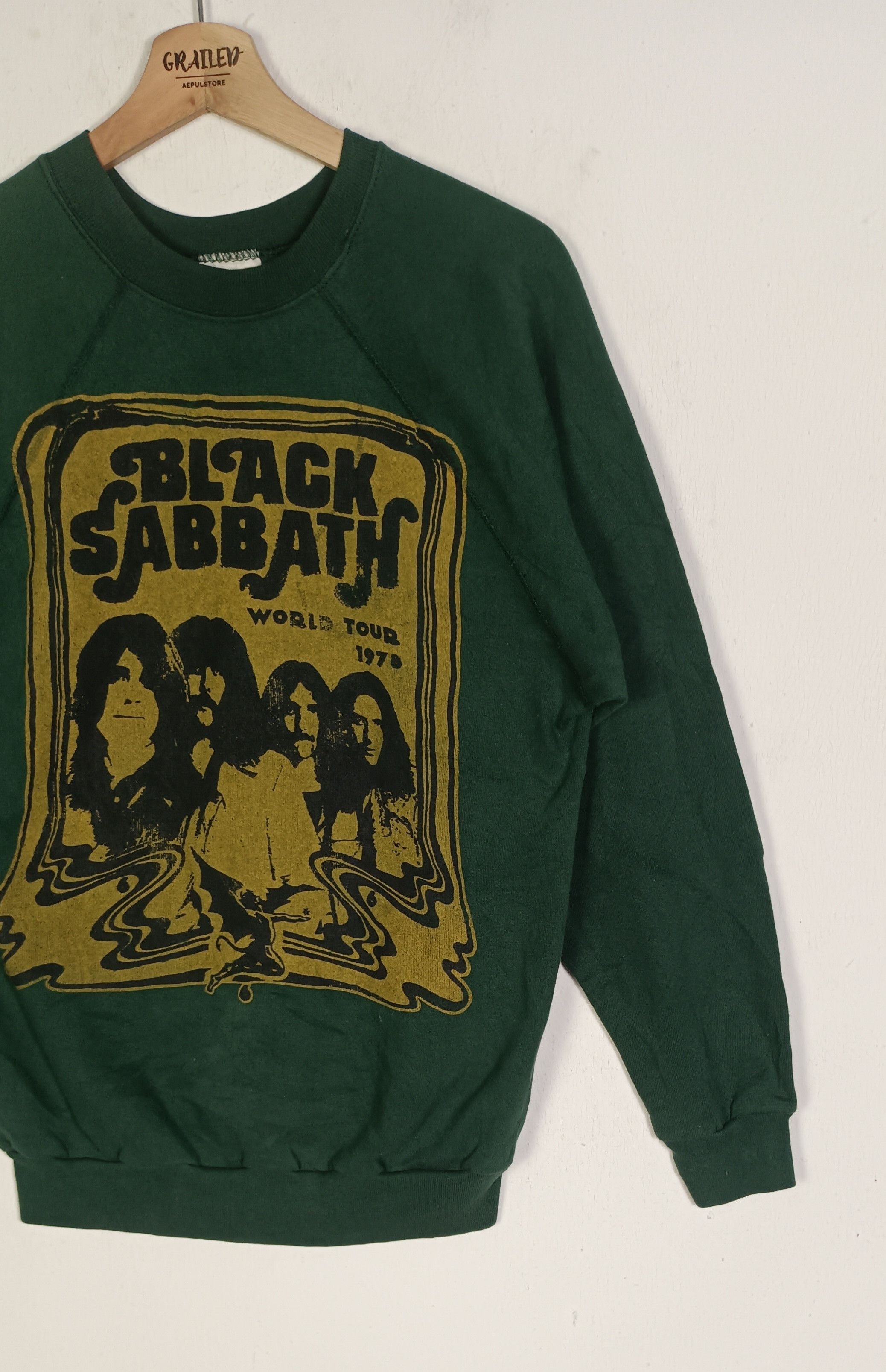 Black Sabbath Vintage💥 Black Sabbath World Tour 1978 Tultex Tag Size US M / EU 48-50 / 2 - 3 Thumbnail