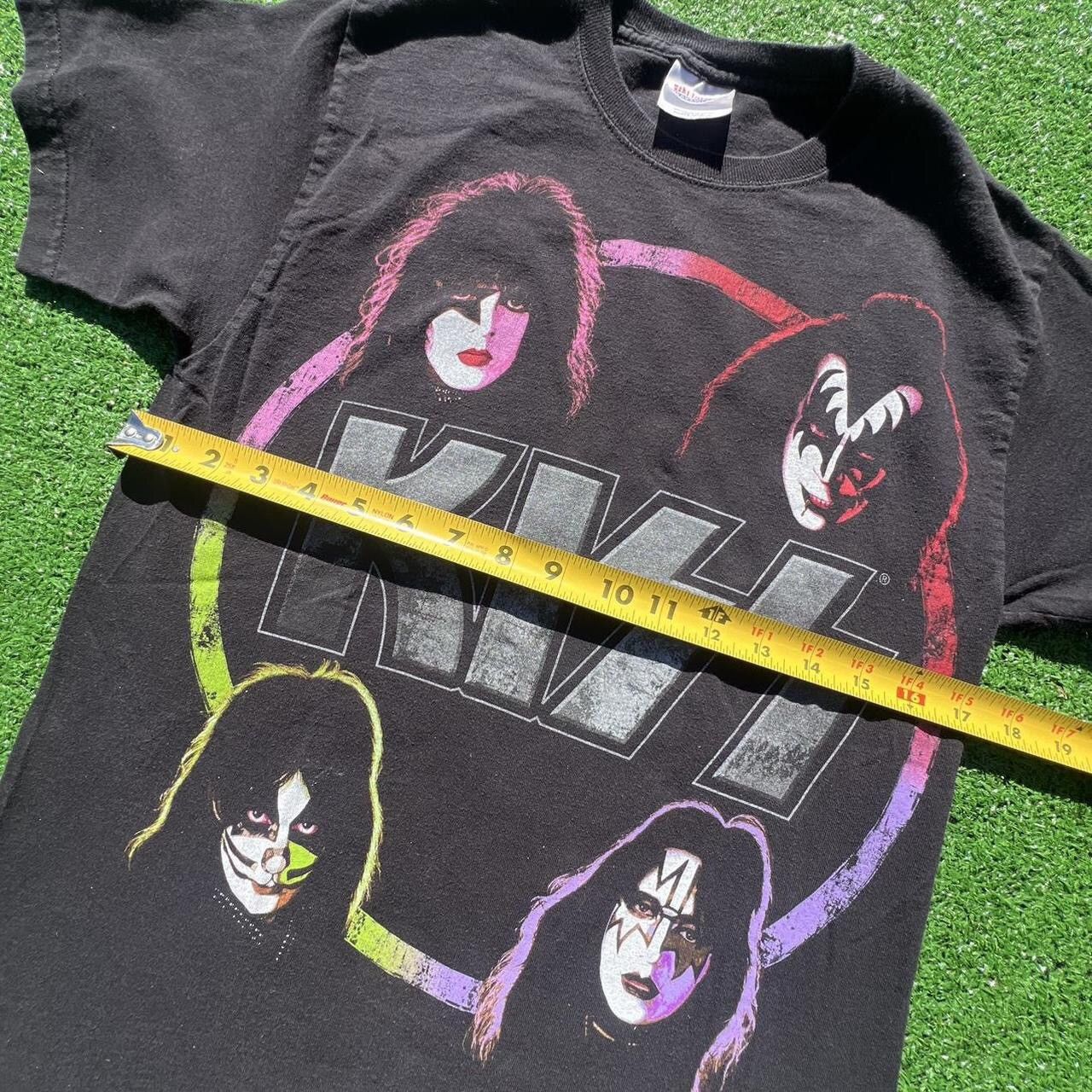 Hanes × Vintage y2k vintage black KISS band tee Size US S / EU 44-46 / 1 - 5 Thumbnail