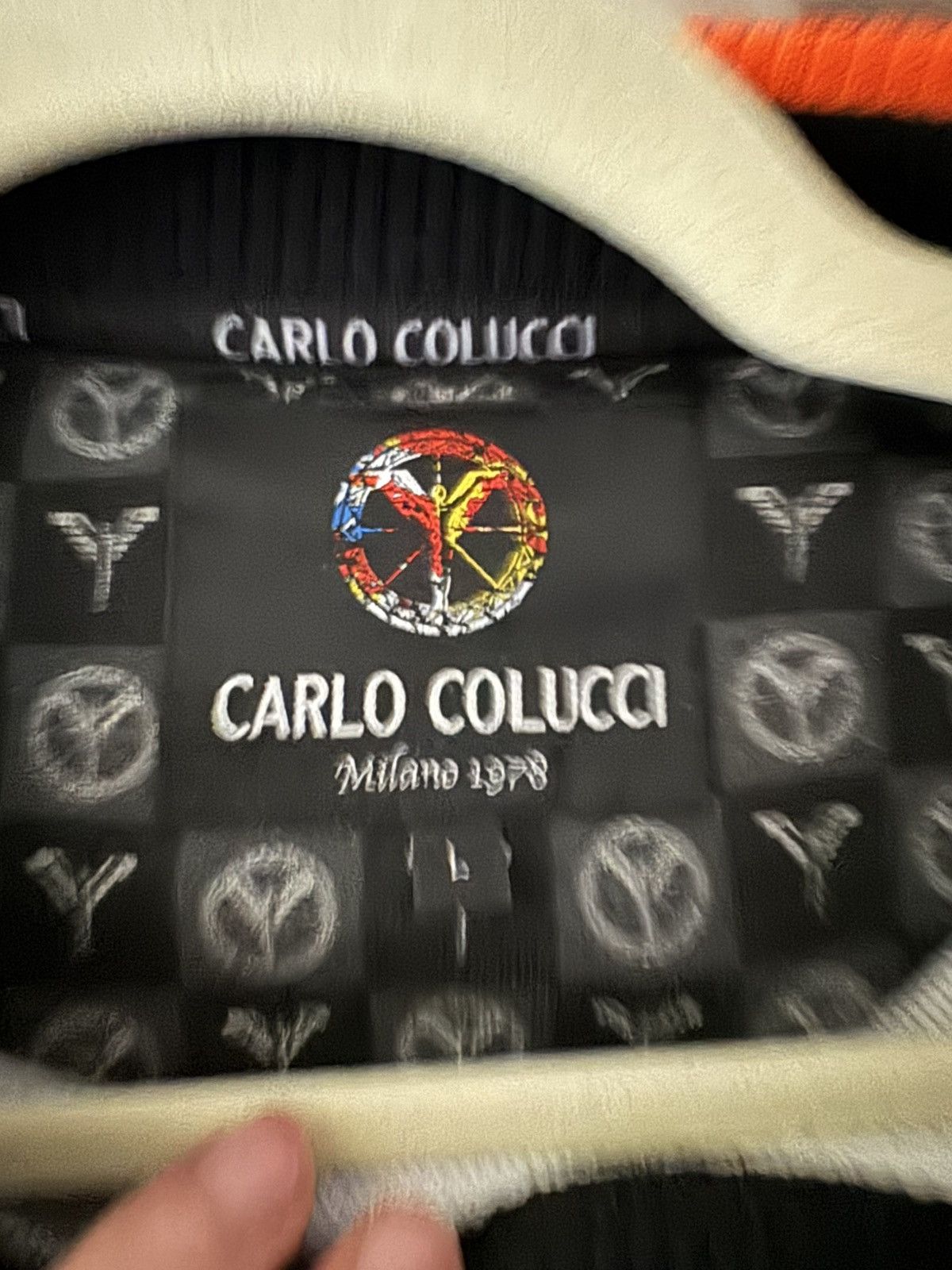 Carlo Colucci Monogramm Sweatshirt Size US L / EU 52-54 / 3 - 3 Thumbnail