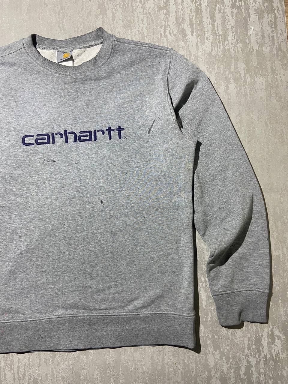 Carhartt × Vintage Carhartt Spellout Vintage Crewneck sweatshirt Y2K Size US L / EU 52-54 / 3 - 3 Thumbnail