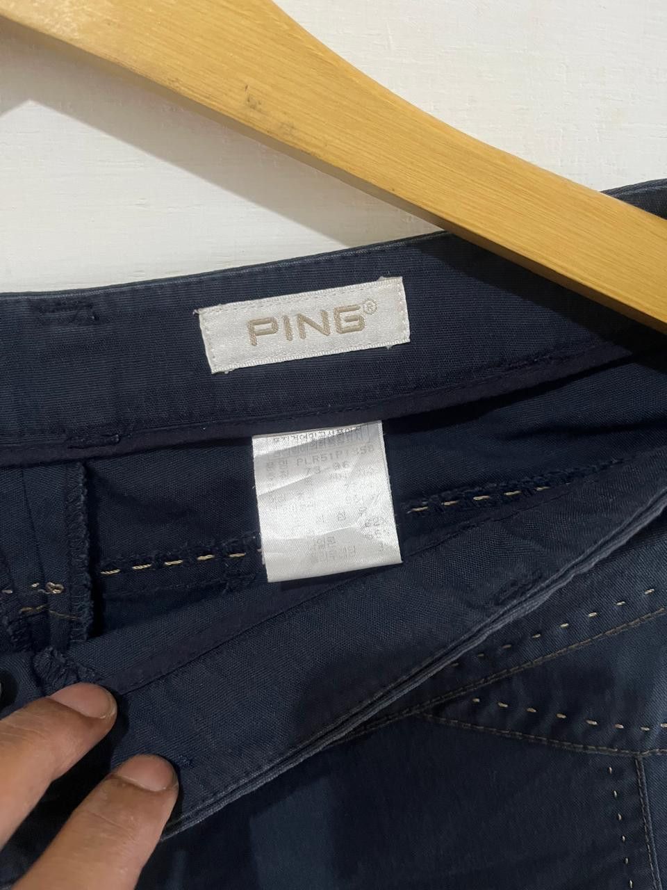 Japanese Brand Pants pink golf Navy Blue Vintage Size US 32 / EU 48 - 8 Thumbnail