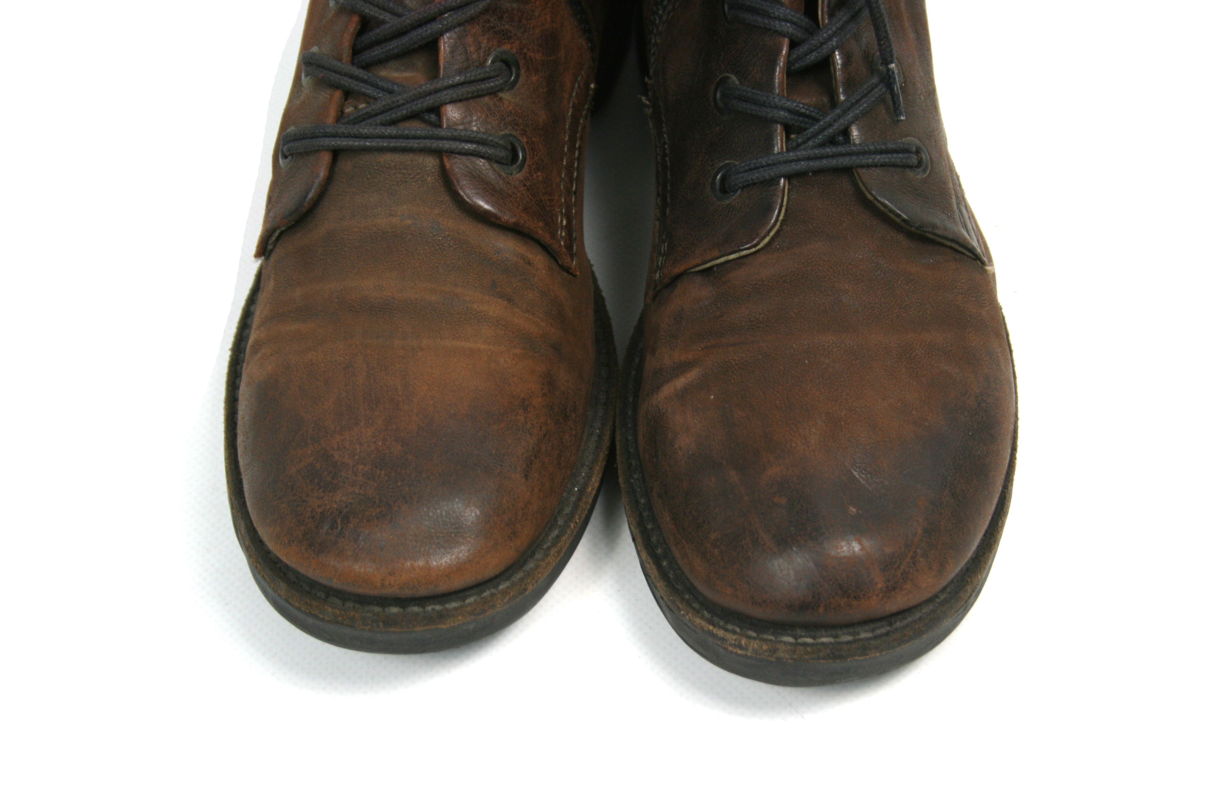 A.S.98 Biker Grunge Belted Leather Boots Size US 10 / IT 40 - 5 Thumbnail