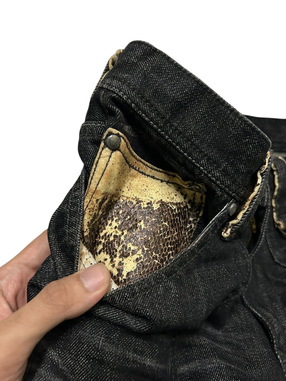 If Six Was Nine × Le Grande Bleu (L.G.B.) × Nicole Club Nicole Club For Men Rare Japanese Punk Style Denim 🎌☠️☠️ Size US 31 - 11 Thumbnail