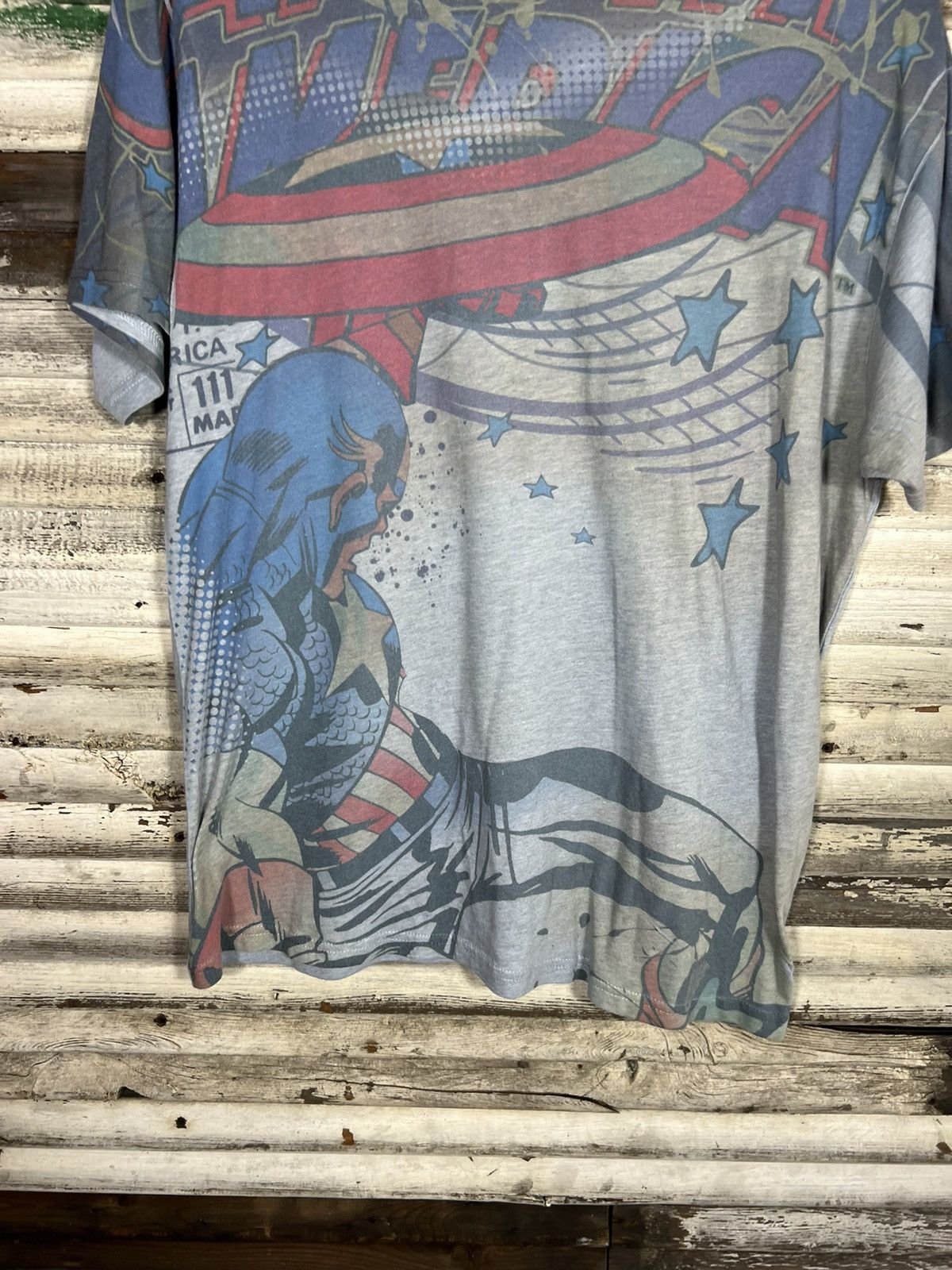 Marvel Comics × Vintage Vintage Marvel AOP Shirt Size US L / EU 52-54 / 3 - 3 Thumbnail