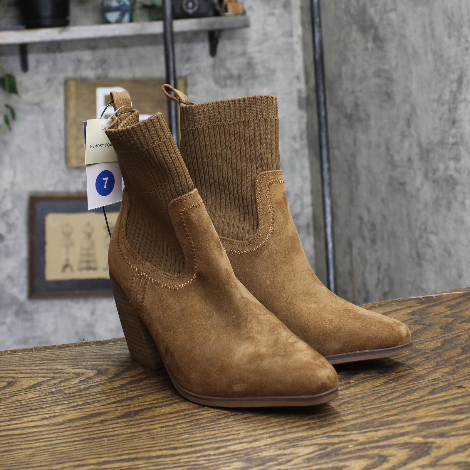 Other Universal Thread Womens Ankle Boots 88225814 Cognac Brown 7m Size US 7 / IT 37 - 1 Thumbnail
