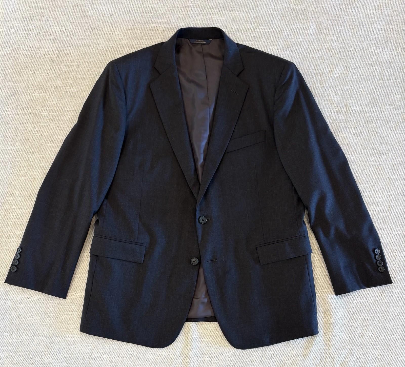 Brooks Brothers Brooks Brothers 1818 Blazer Jacket 42S Regent Charcoal Togna Size 42S - 1 Thumbnail