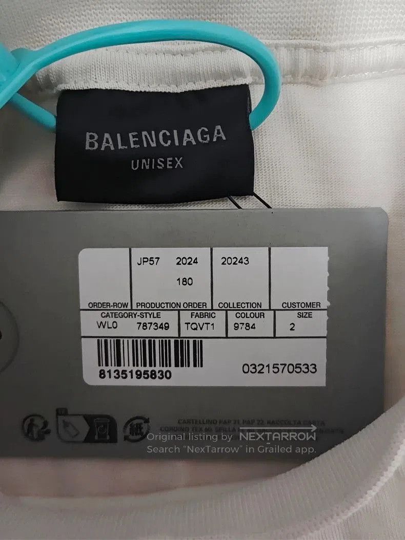 Balenciaga Balenciaga Bitcoin Distressed Short Sleeve Tee. Size US M / EU 48-50 / 2 - 4 Thumbnail