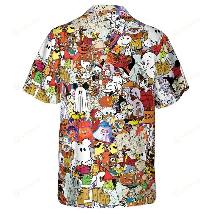 Other 70s 80s Ghouls Cartoon Halloween Hawaiian Shirt Size US L / EU 52-54 / 3 - 3 Thumbnail