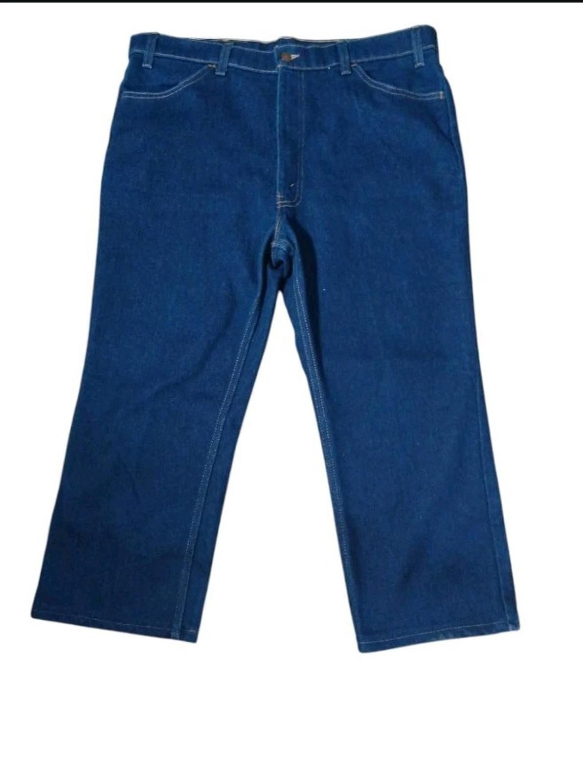 Levi's 70's Orange Tab Levi's Action Jeans Made In USA 38x23 Hemmed Size US 38 / EU 54 - 2 Thumbnail