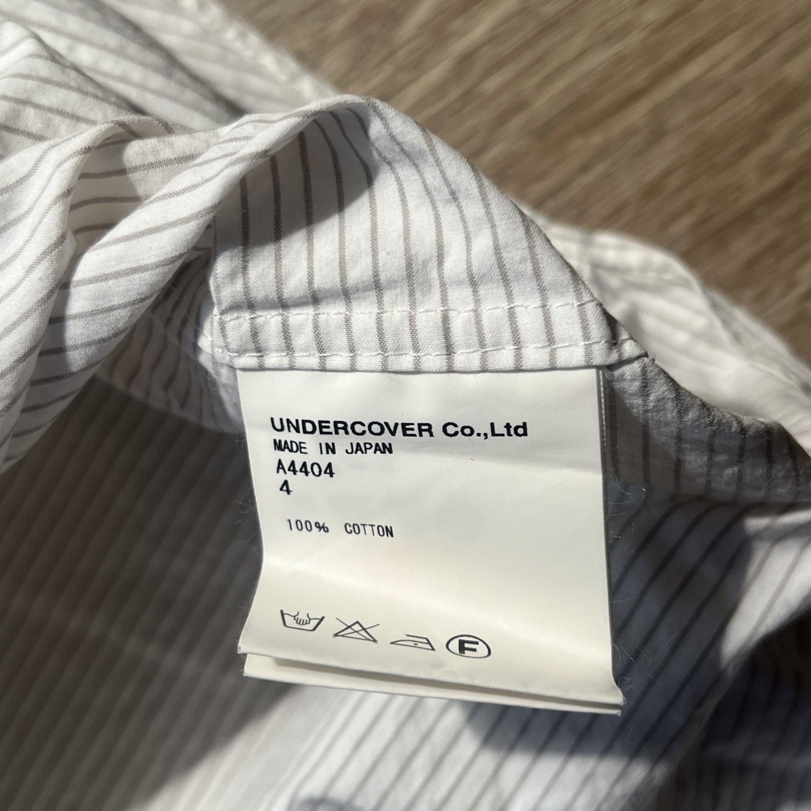 Undercover UNDERCOVER TAKAHASHI 2004 Button-Up Shirt 4 JAPAN Striped Size US M / EU 48-50 / 2 - 11 Thumbnail