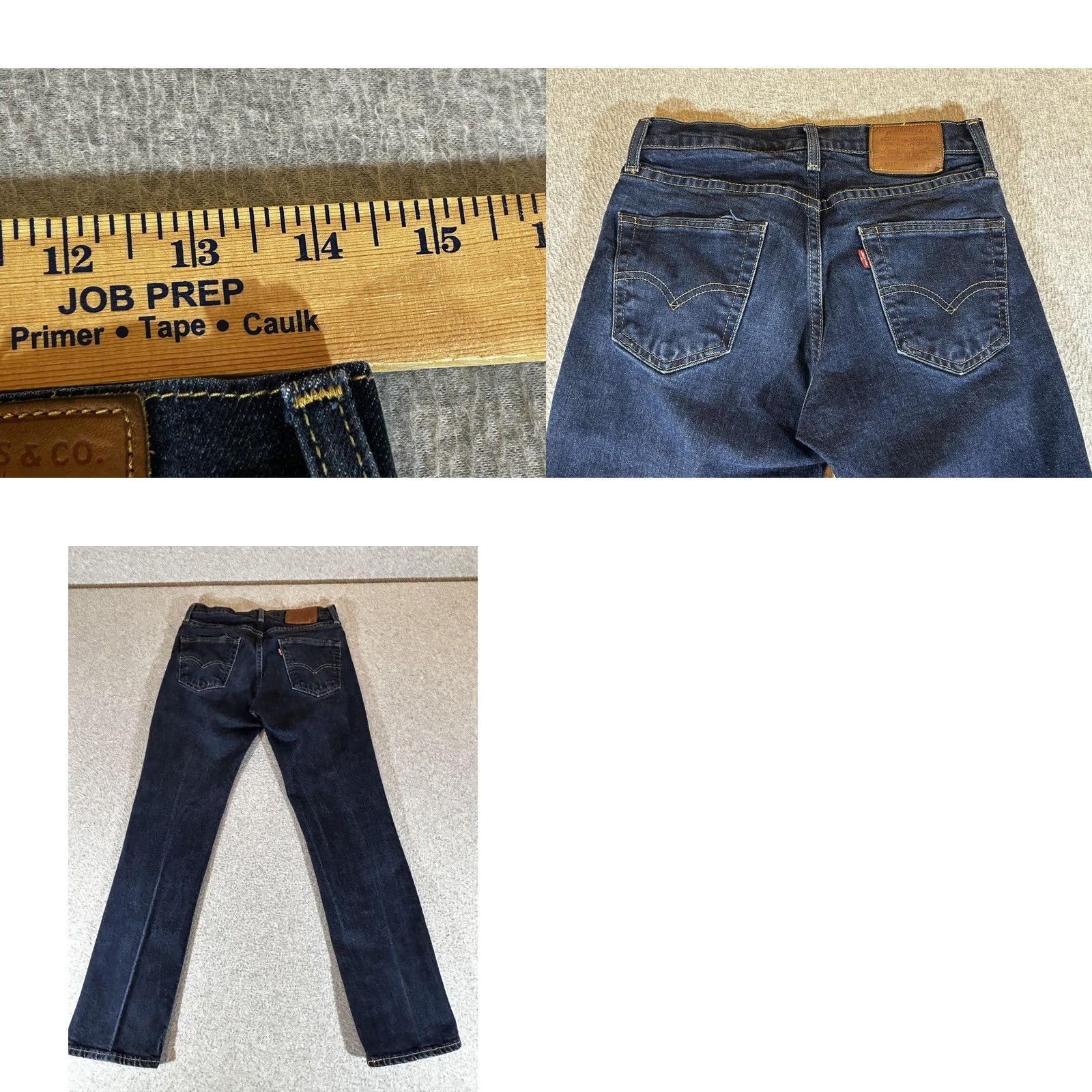 Levi's Levi's 511 Jeans Mens 29x30 Slim Tapered Dark Wash Blue Denim Stretch Premium Denim Jeans Slim Fit Levi's 511 Mens Dark Wash 29x30 Pants Women? Size US 29 - 9 Thumbnail