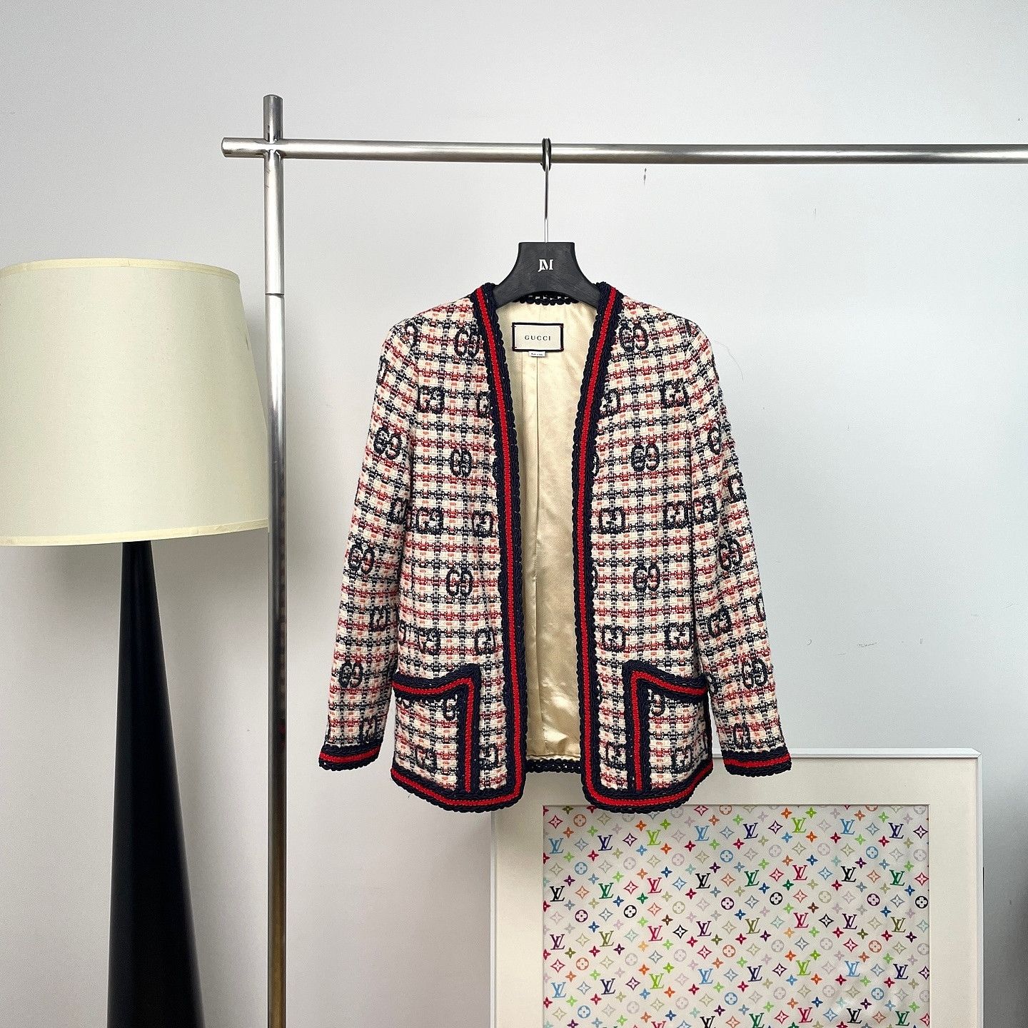 Gucci Gucci GG Pattern Tweed Jacket Size 38 Size XS / US 0-2 / IT 36-38 - 1 Thumbnail