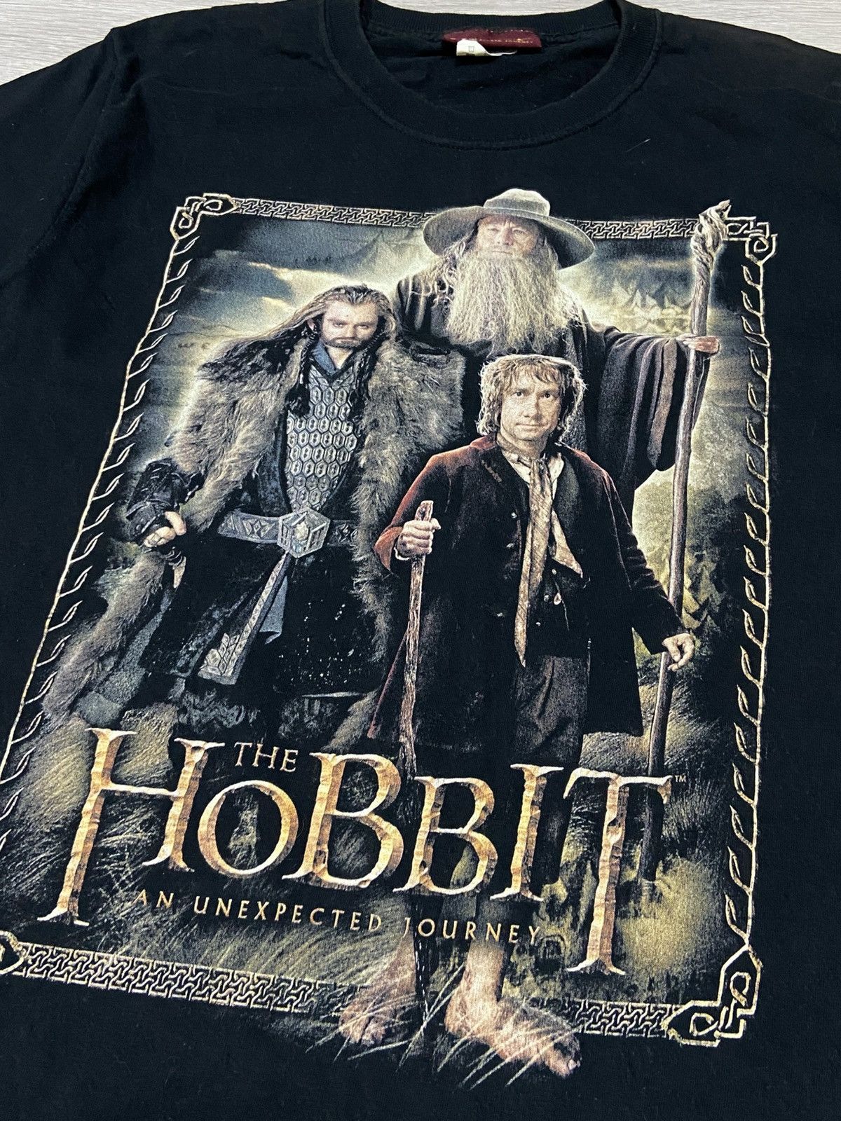 Vintage The Hobbit Jerzees an unexpected journey t-shirt Size US S / EU 44-46 / 1 - 4 Thumbnail