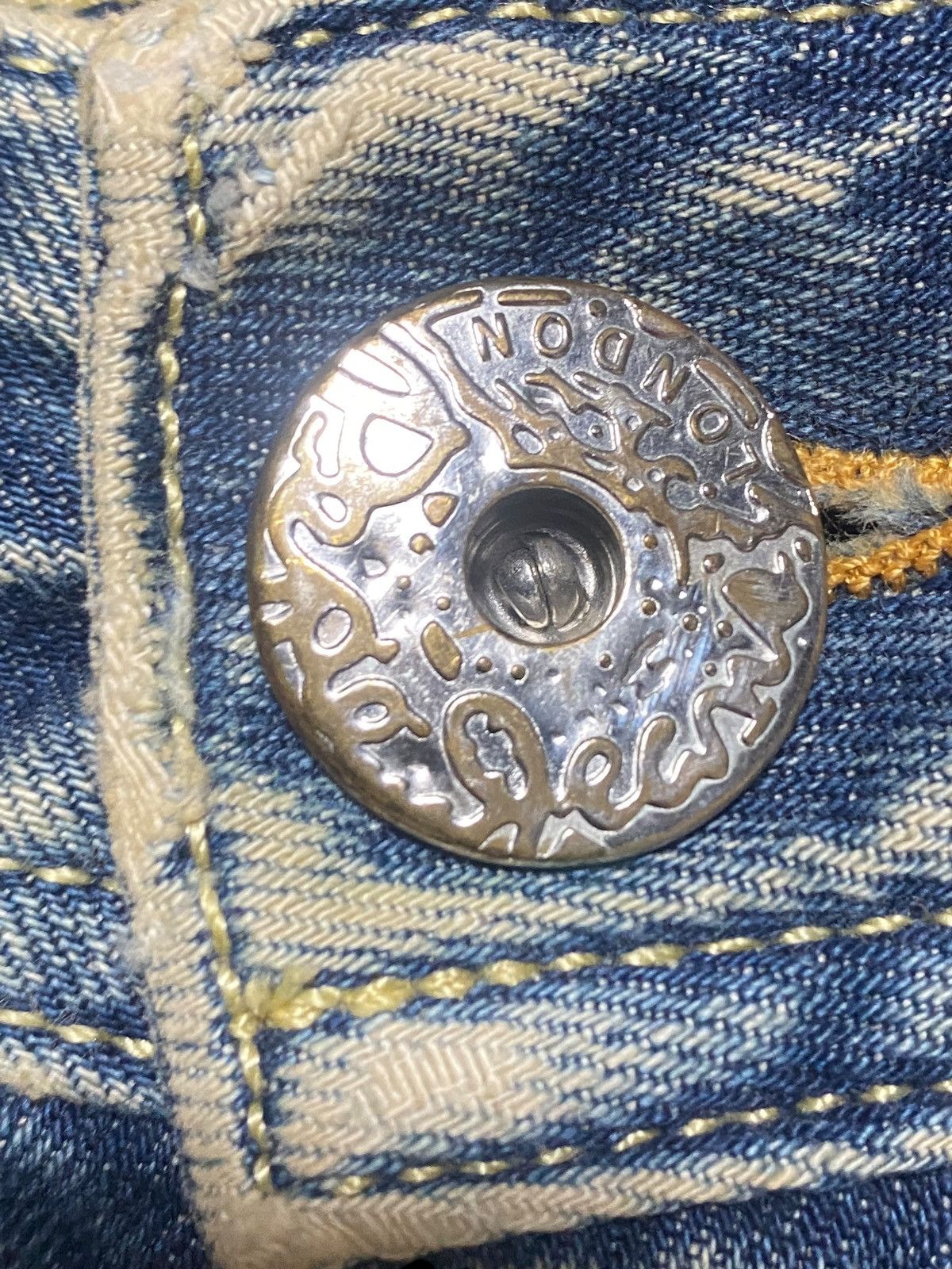Hysteric Glamour Vintage Pepe Fade Wash Little Bootcut Style Distressed Jeans Size US 29 - 9 Thumbnail
