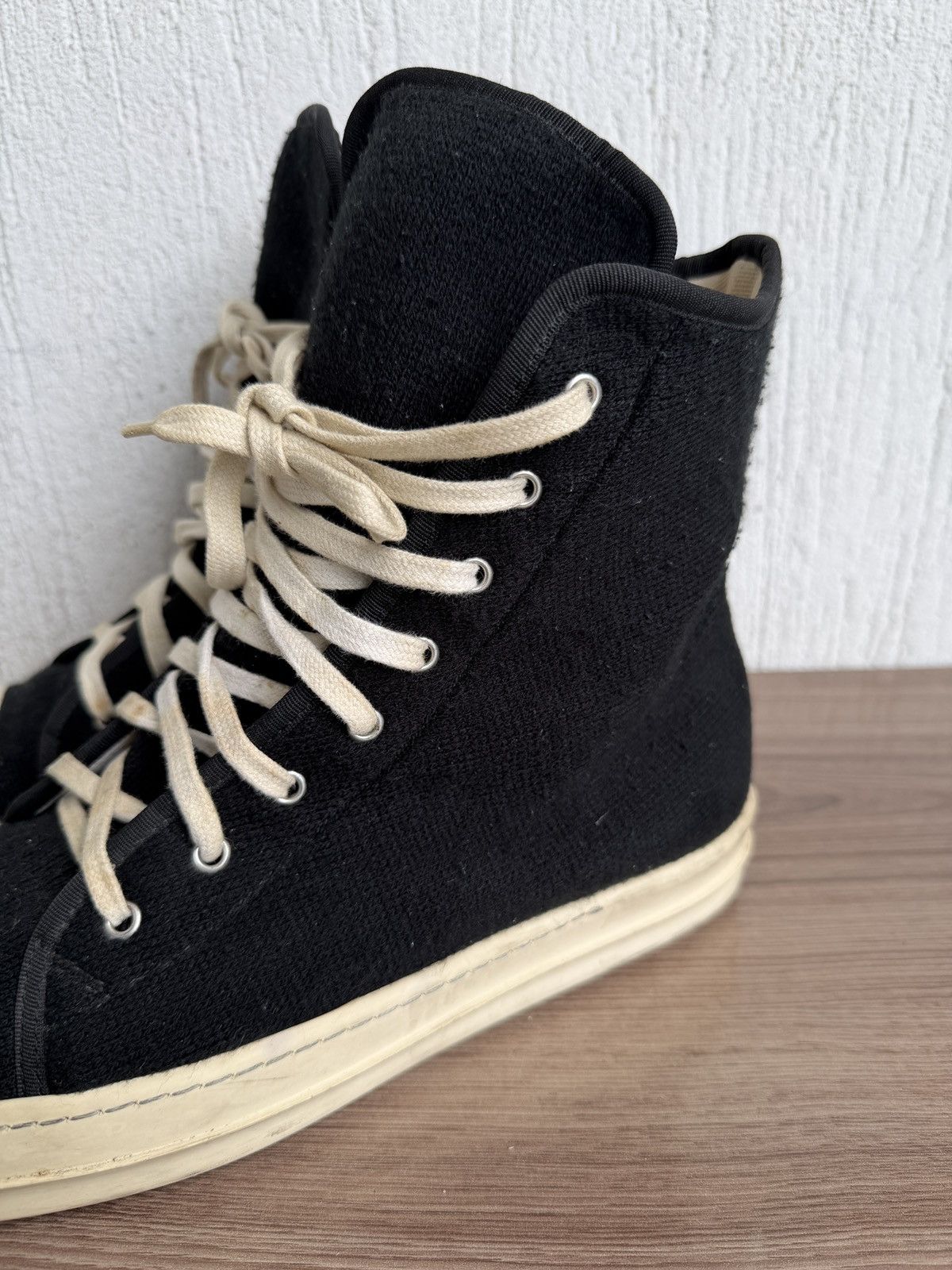 Rick Owens Drkshdw wool drkshdw ramones Size US 10.5 / EU 43-44 - 9 Thumbnail
