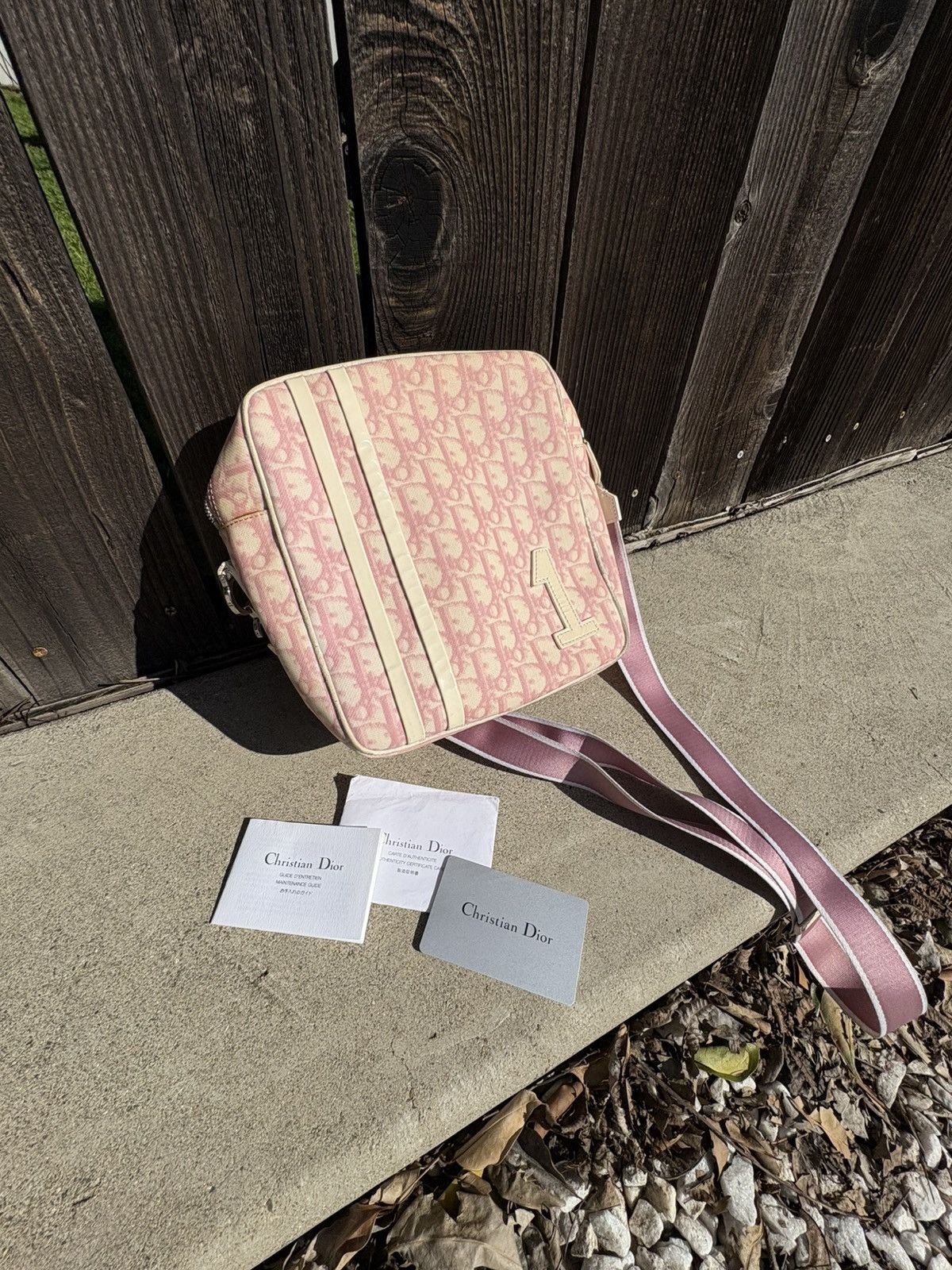 Dior VTG Dior Monogram Crossbody Size ONE SIZE - 5 Thumbnail