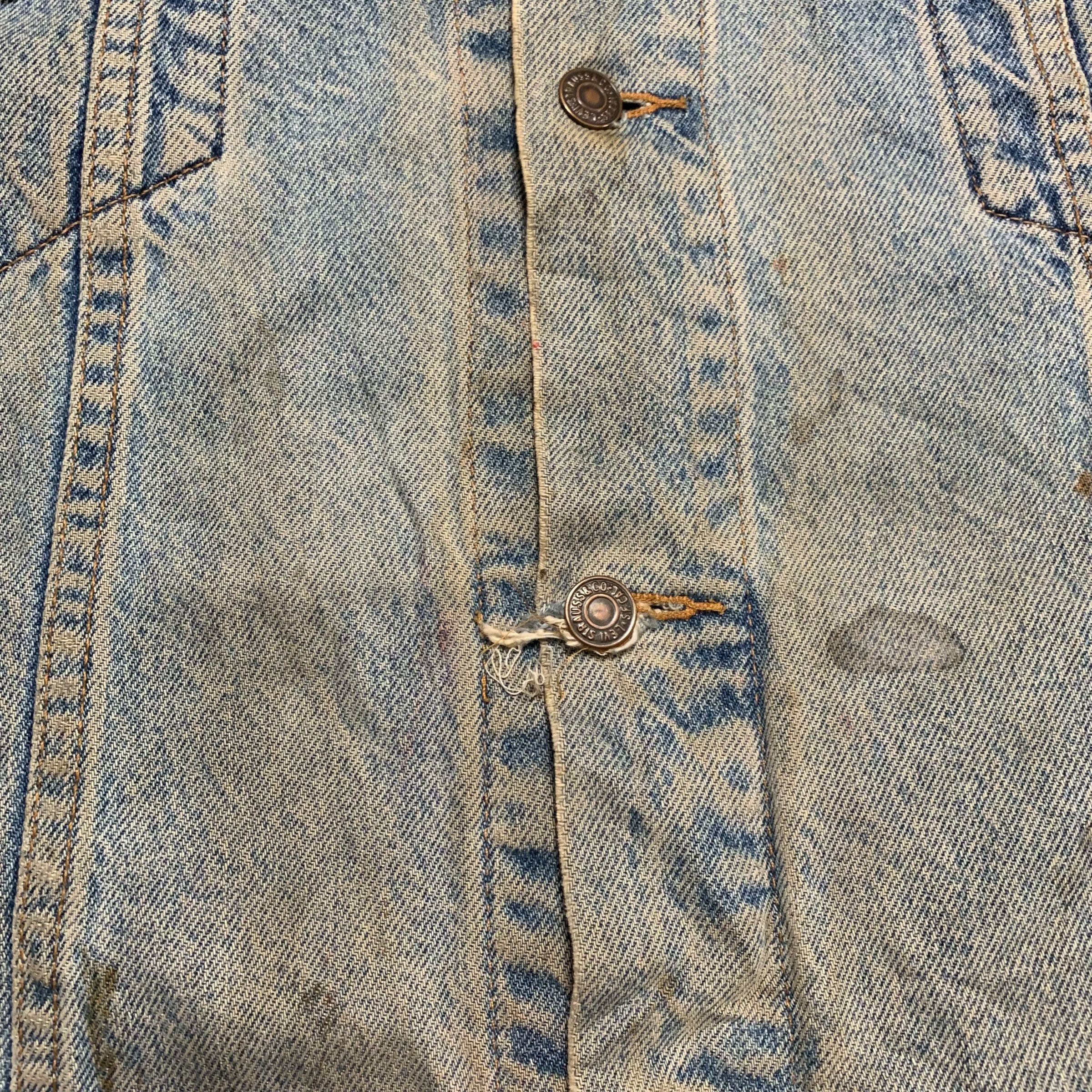 Levi's Vintage Oversize Levis 71507 Denim Jacket Size US XXL / EU 58 / 5 - 6 Thumbnail
