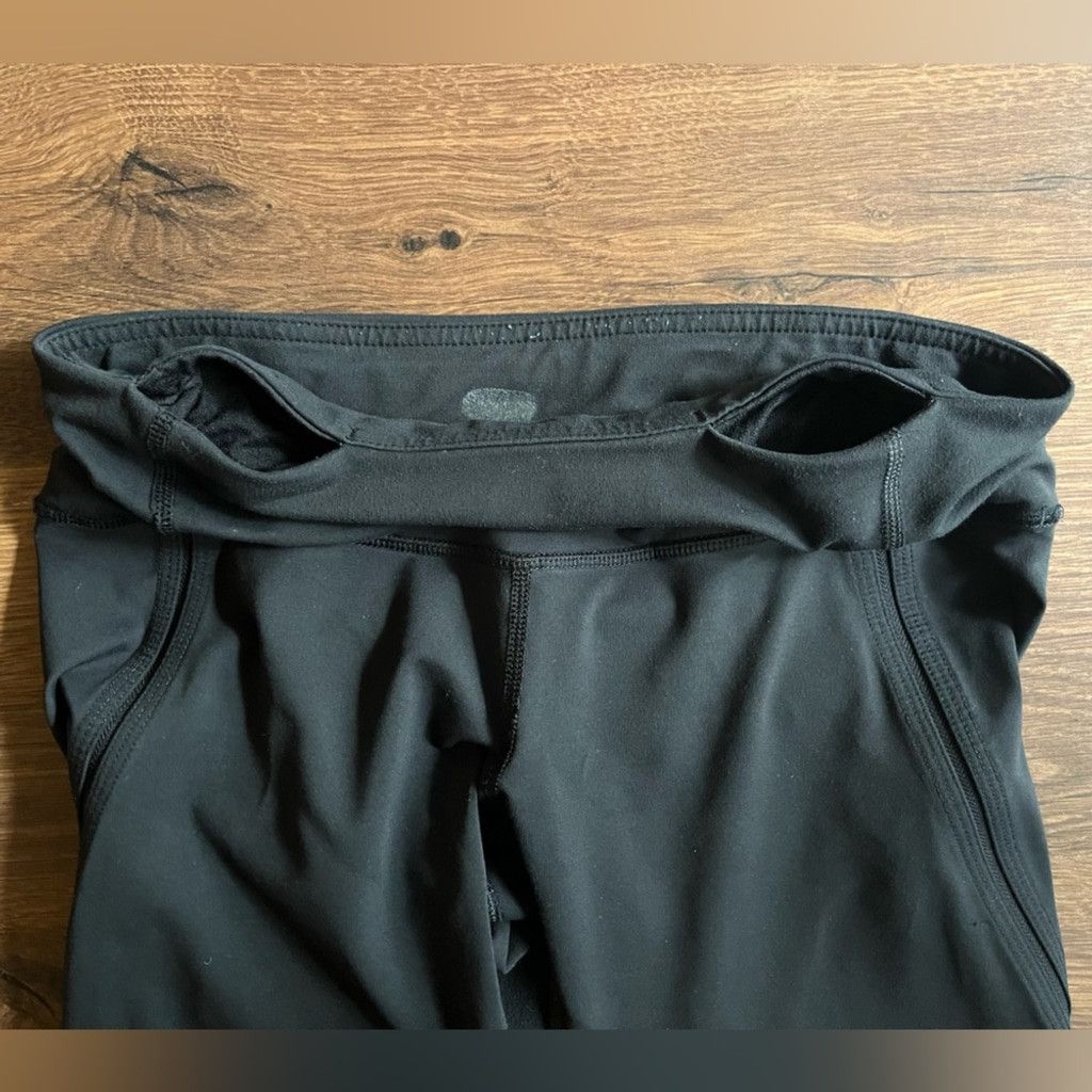 Lululemon 🖤 Lululemon Black Capri Yoga Legging Pants Size 27" / US 4 / IT 40 - 6 Thumbnail