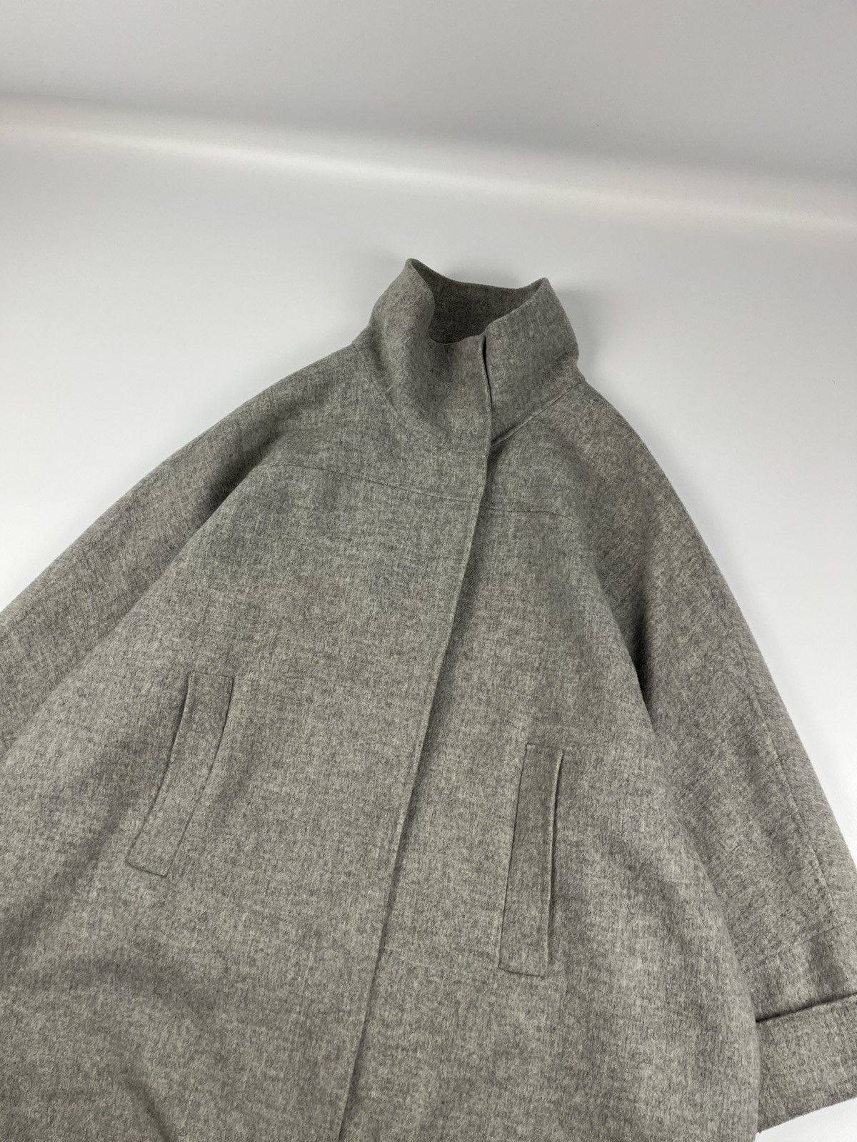 Max Mara × Weekend Max Mara Weekend Max Mara Wool Trench Coat Jacket Snap Close Size XL / US 12-14 / IT 48-50 - 7 Thumbnail
