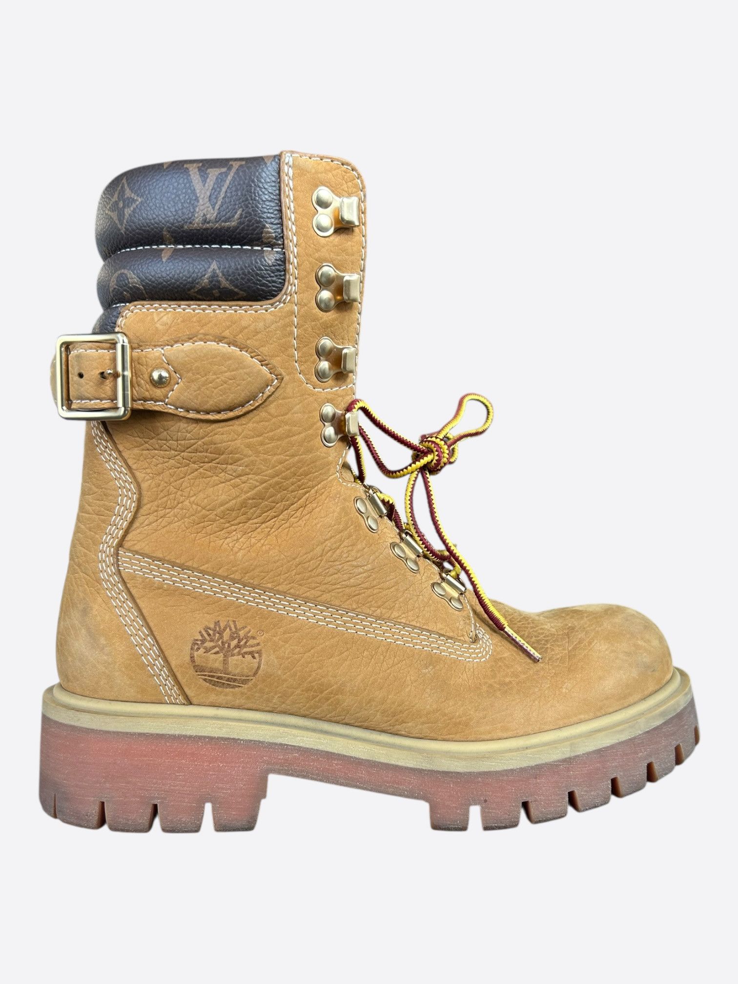 Louis Vuitton Louis Vuitton Timberland Wheat & Brown Monogram Ranger Boots Size US 9 / EU 42 - 1 Thumbnail