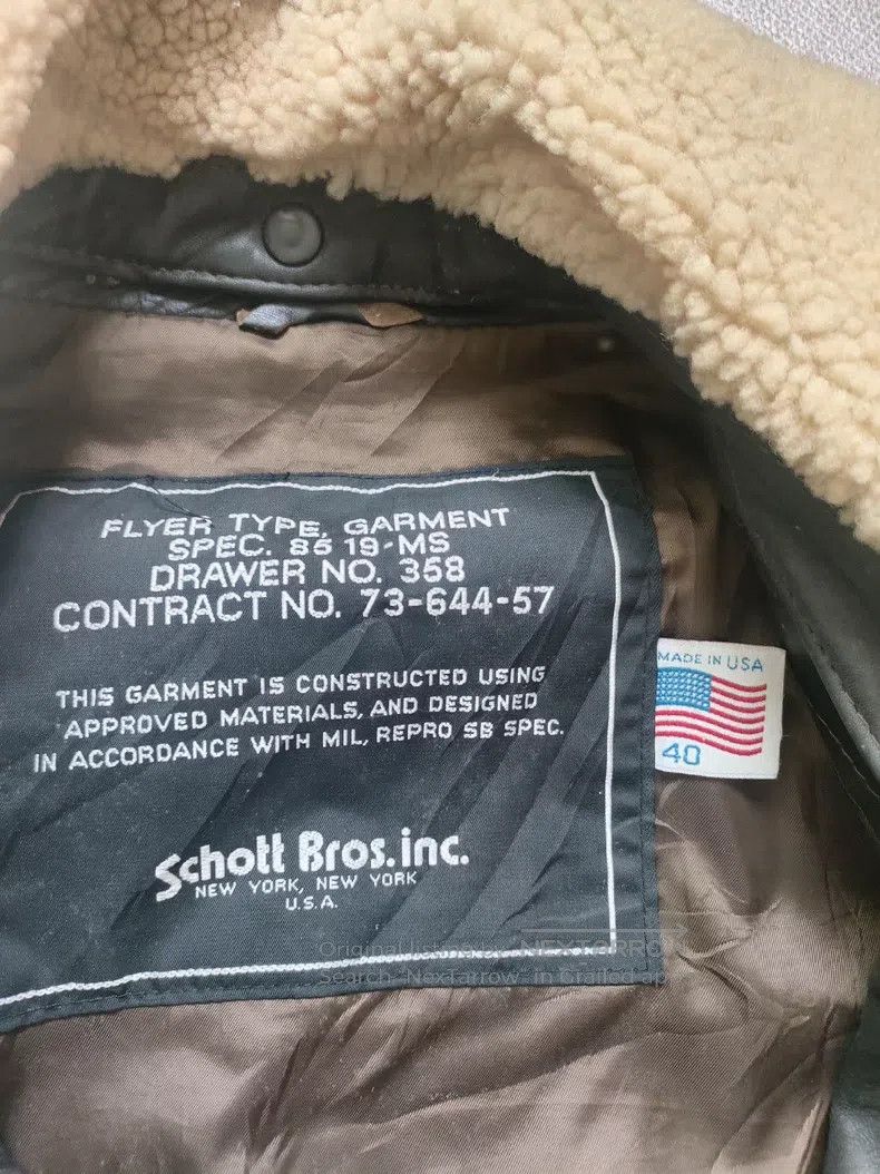 Schott Schott Air Force A2 Size US XXS / EU 40 - 3 Thumbnail