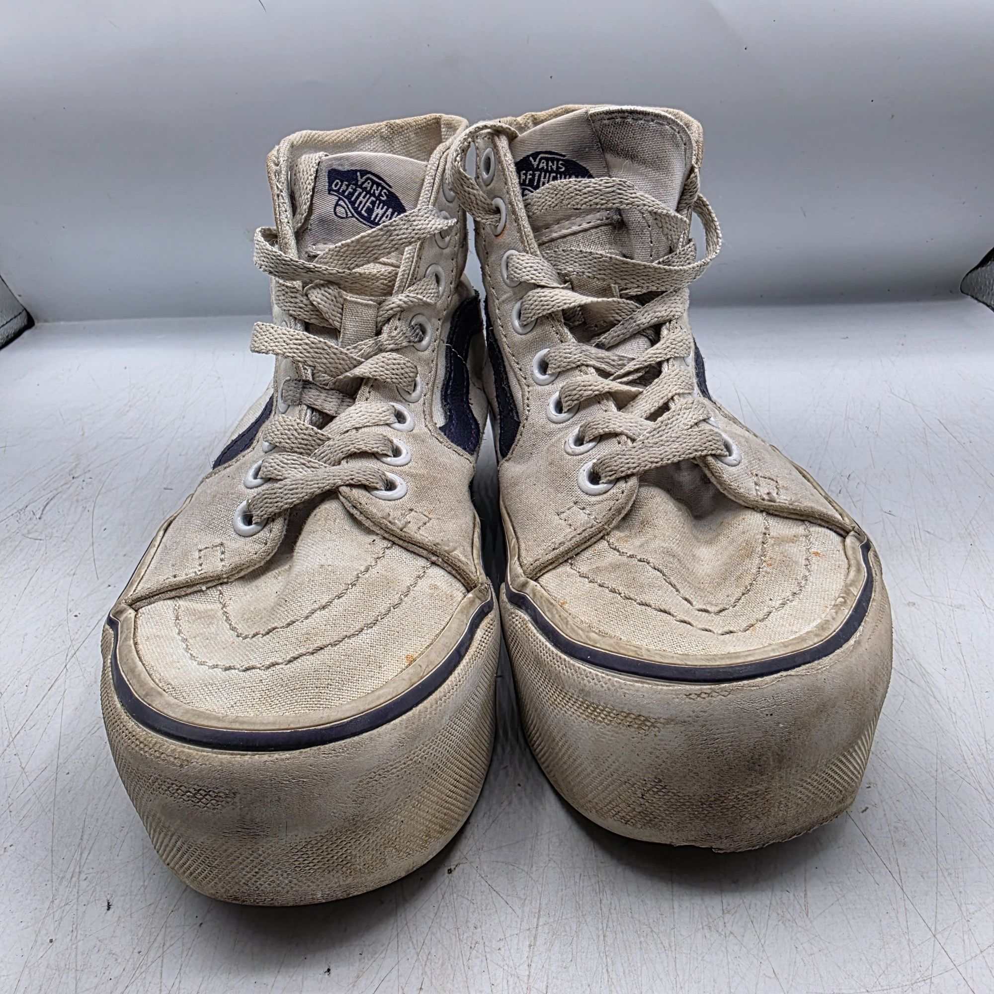 Vans Vans SK8 Hi Tapered Womens Size 5 Stackform Navy True White Size US 5 / IT 35 - 14 Thumbnail