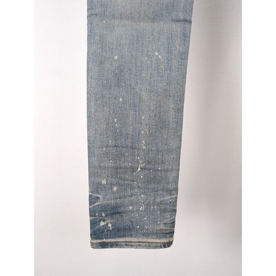 Amiri o1rshd1 MX1 Plaid Jeans in Clay Indigo Size US 30 / EU 46 - 15 Thumbnail
