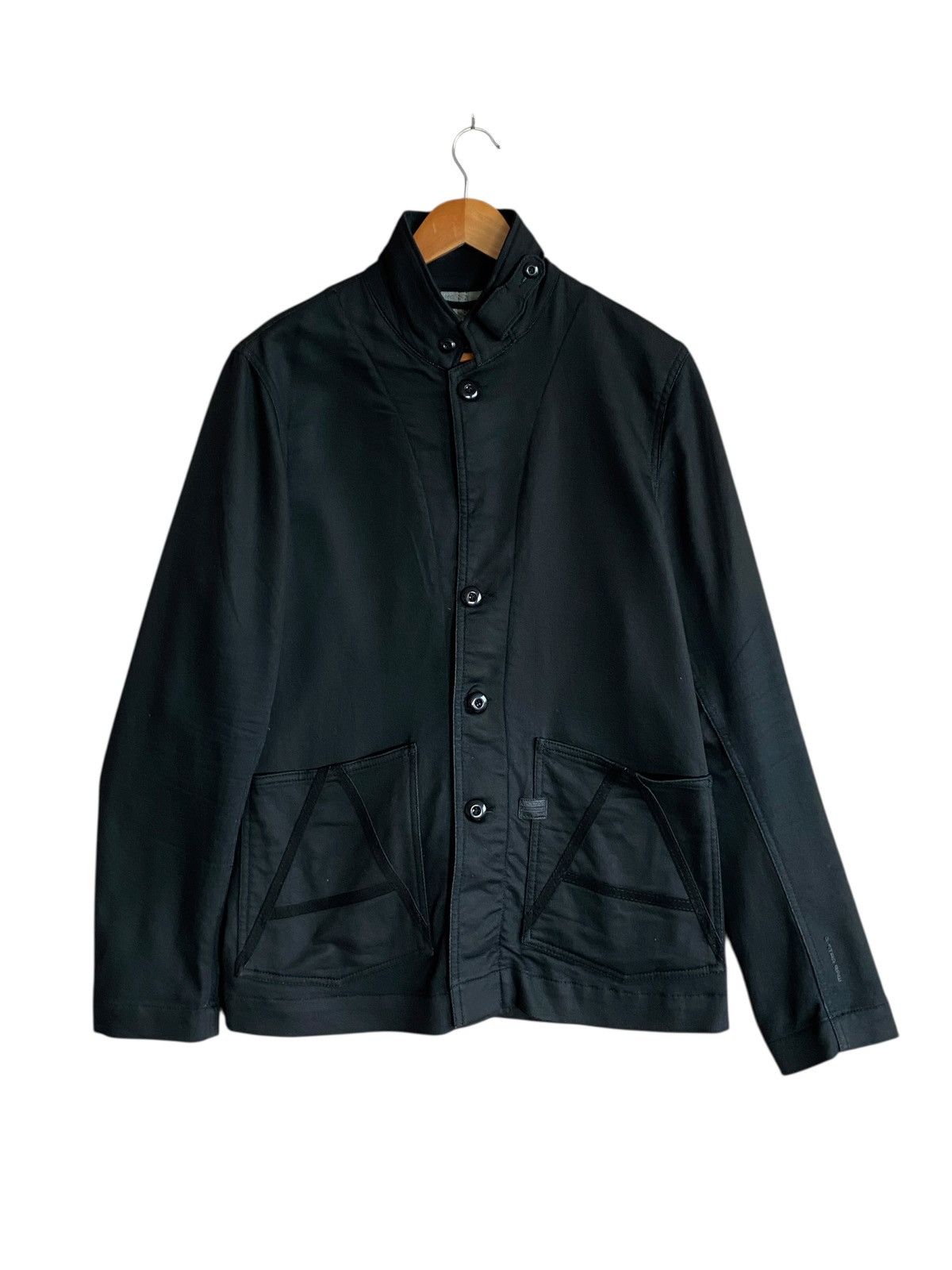 G-Star Rare Vintage Brand G-star Buckle Back Waxed Jacket 2000s Size US L / EU 52-54 / 3 - 1 Thumbnail