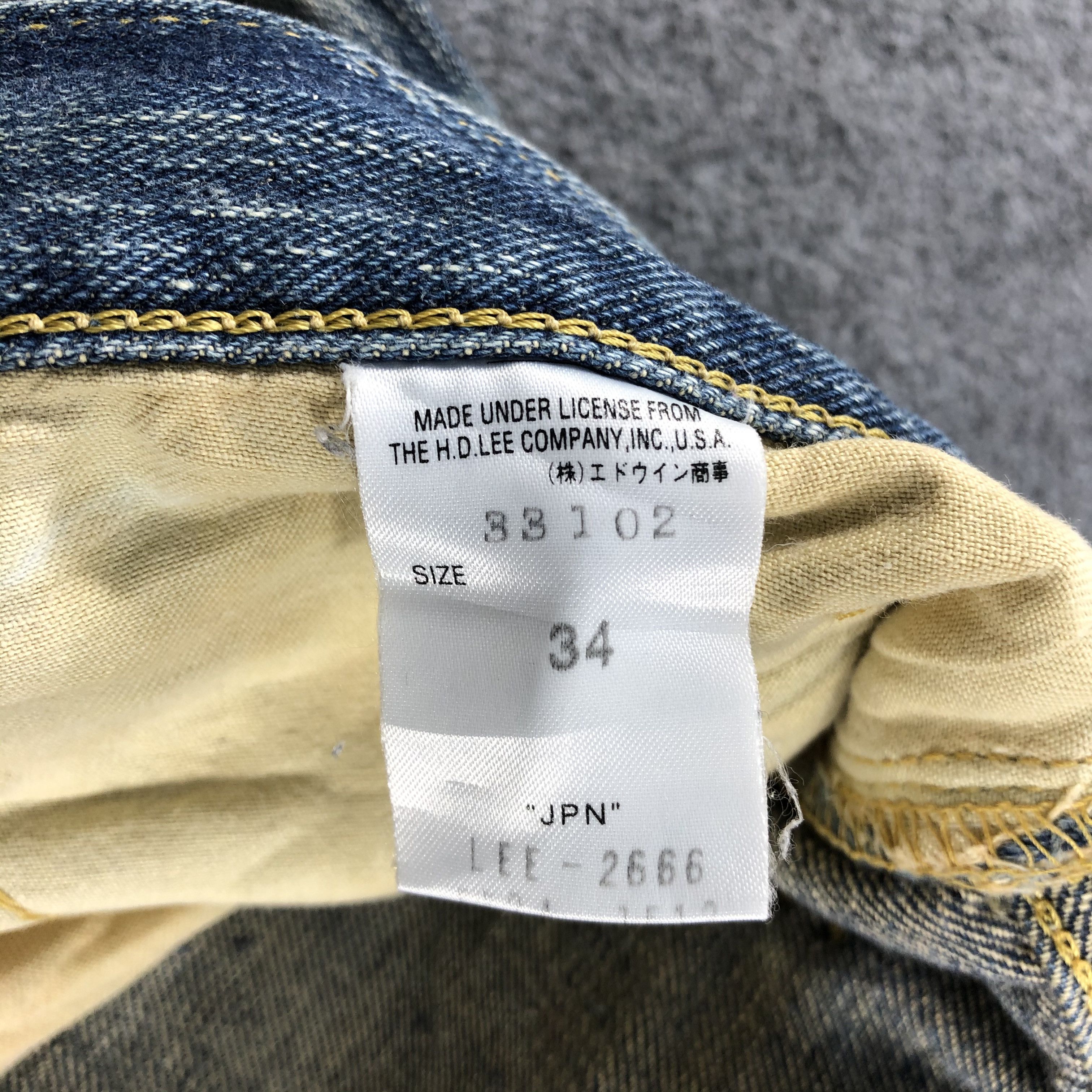 Lee Vintage Lee Jeans-J1852 Size US 36 / EU 52 - 10 Thumbnail