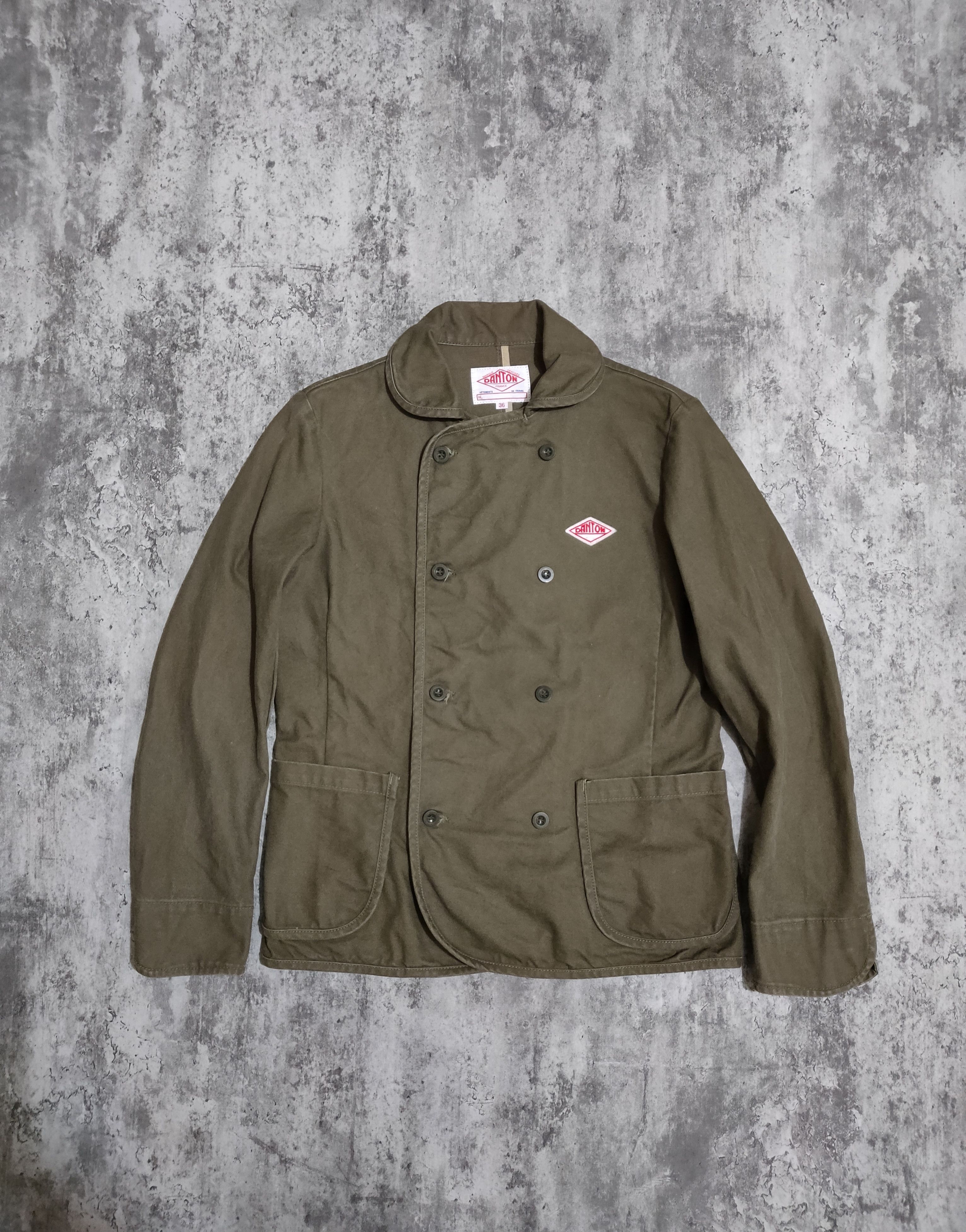 Danton Vintage Danton France Vetements de Travail Pea Coats Jacket Size US S / EU 44-46 / 1 - 1 Thumbnail