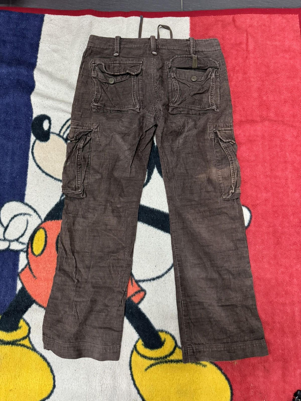 REPLAY CORDUROY CARGO PANTS