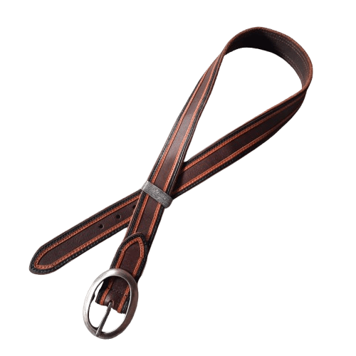 💥 Edwin jeans japan garrison cowboy style leather belt