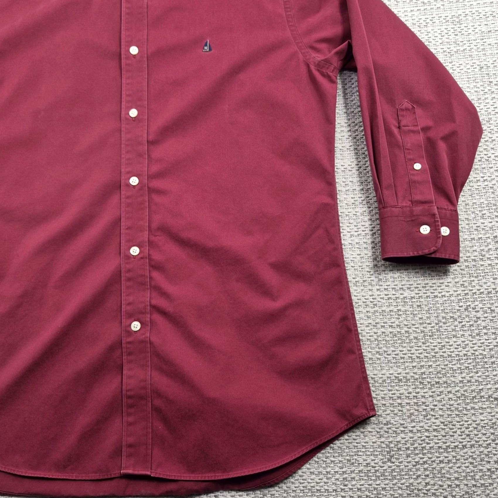 Nordstrom Nordstrom Mens Dress Shirt Small Red Button Up Smartcare Non Iron Casual Size US S / EU 44-46 / 1 - 2 Thumbnail