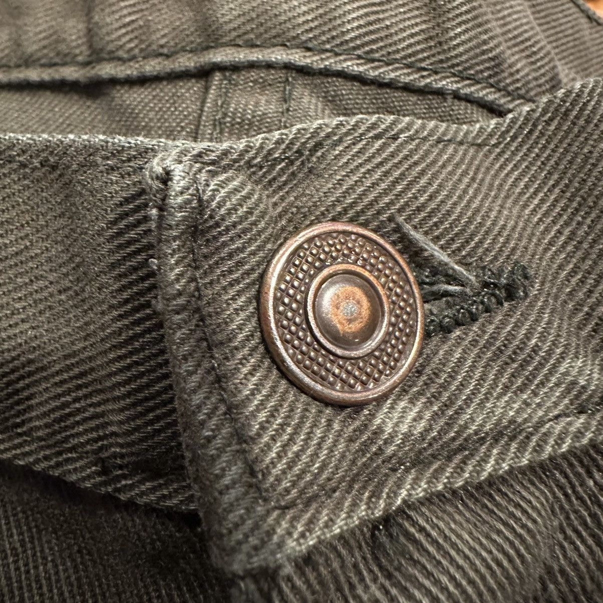 Vintage Archive VTG 70s Distressed Bleach Olive Jean Talon 42 Zipper Size US 31 - 7 Thumbnail