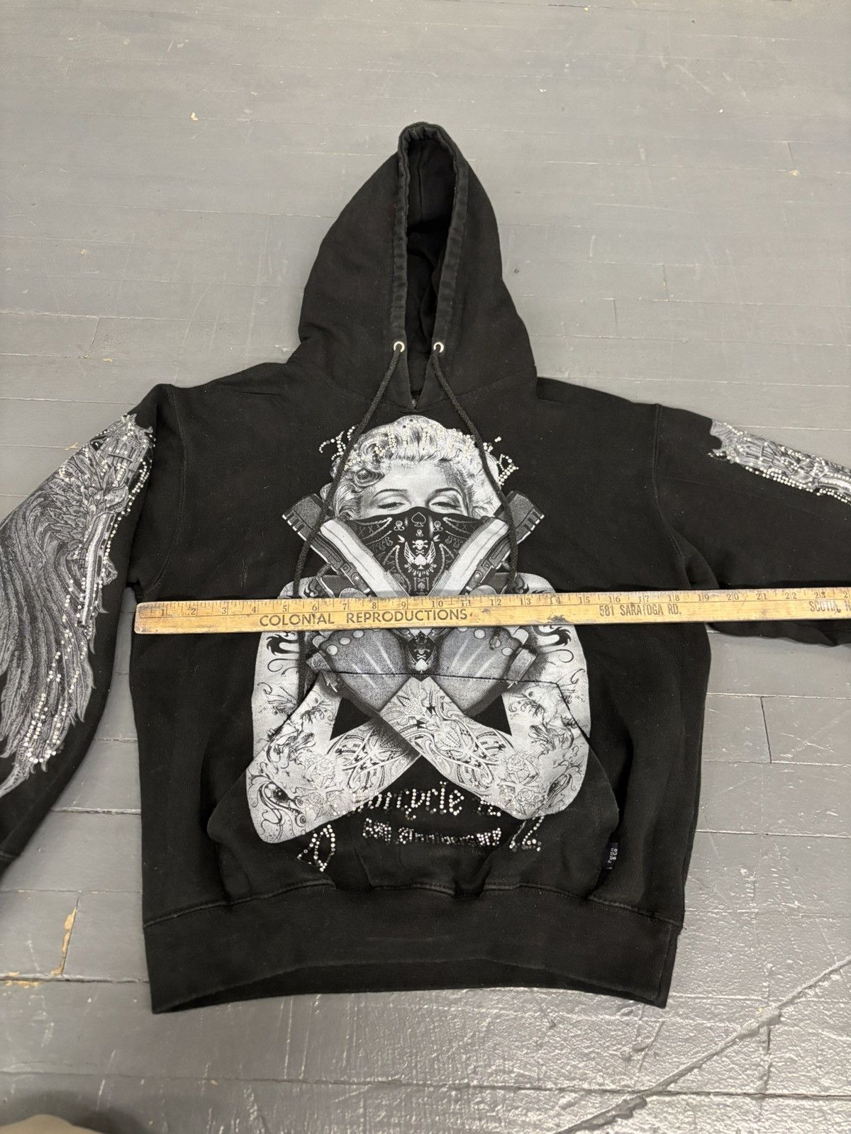 Affliction × Vintage Y2K pacific & company affliction style hoodie Size S / US 4 / IT 40 - 5 Thumbnail