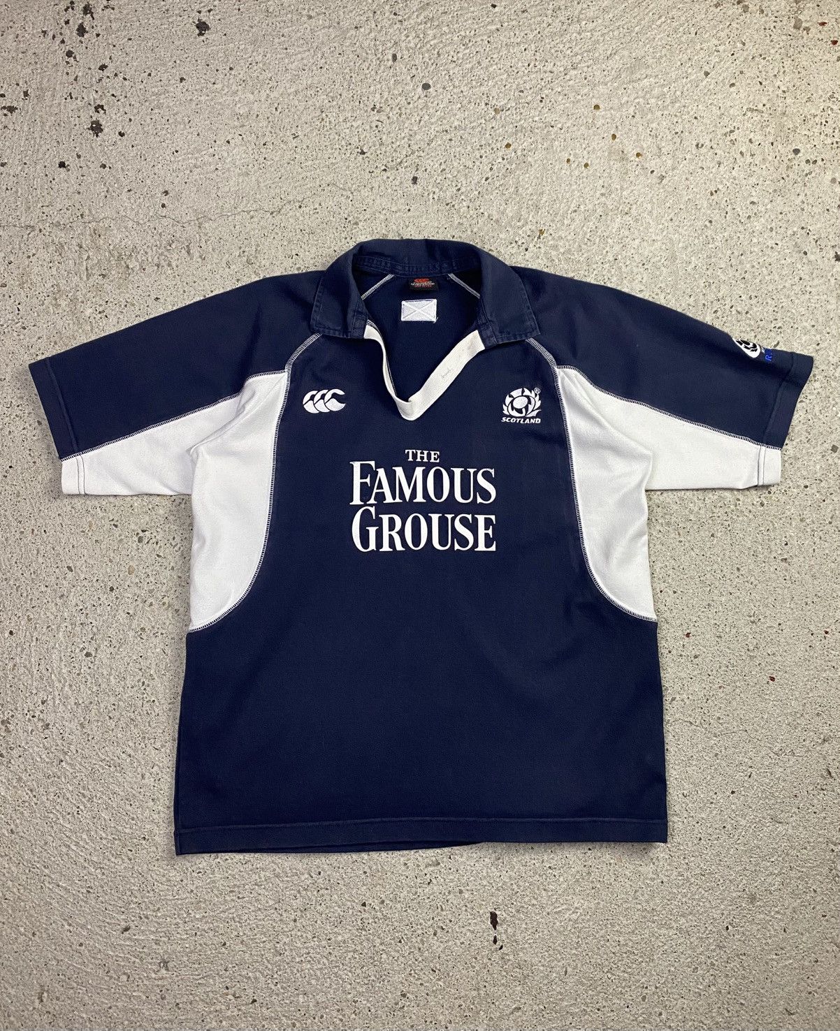 Canterbury of New Zealand Canterbury polo T-shirt Tee Navy rugby Size US M / EU 48-50 / 2 - 1 Thumbnail