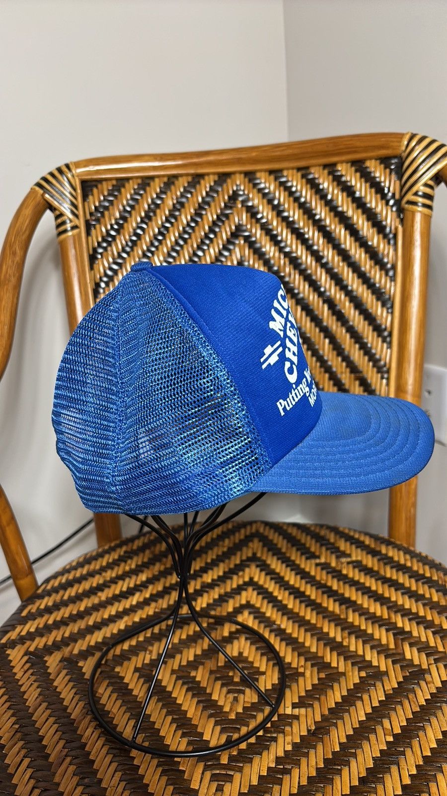 Vintage Vintage Chevrolet North Carolina Snapback Trucker Hat Size ONE SIZE - 4 Thumbnail