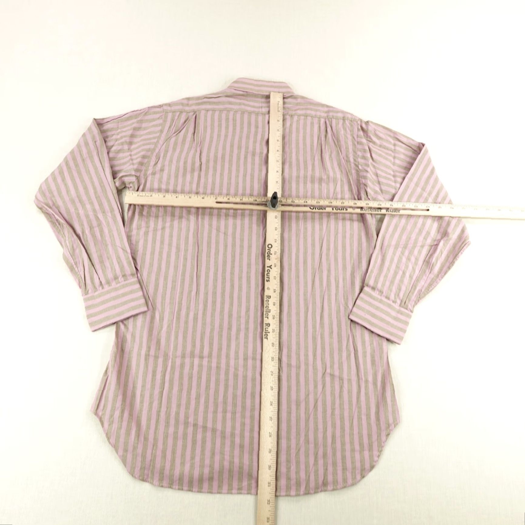 Vintage Vintage Gitman Bros Shirt Men Small Pink Stripes Button Up Western Frontier NEW Size US S / EU 44-46 / 1 - 6 Thumbnail