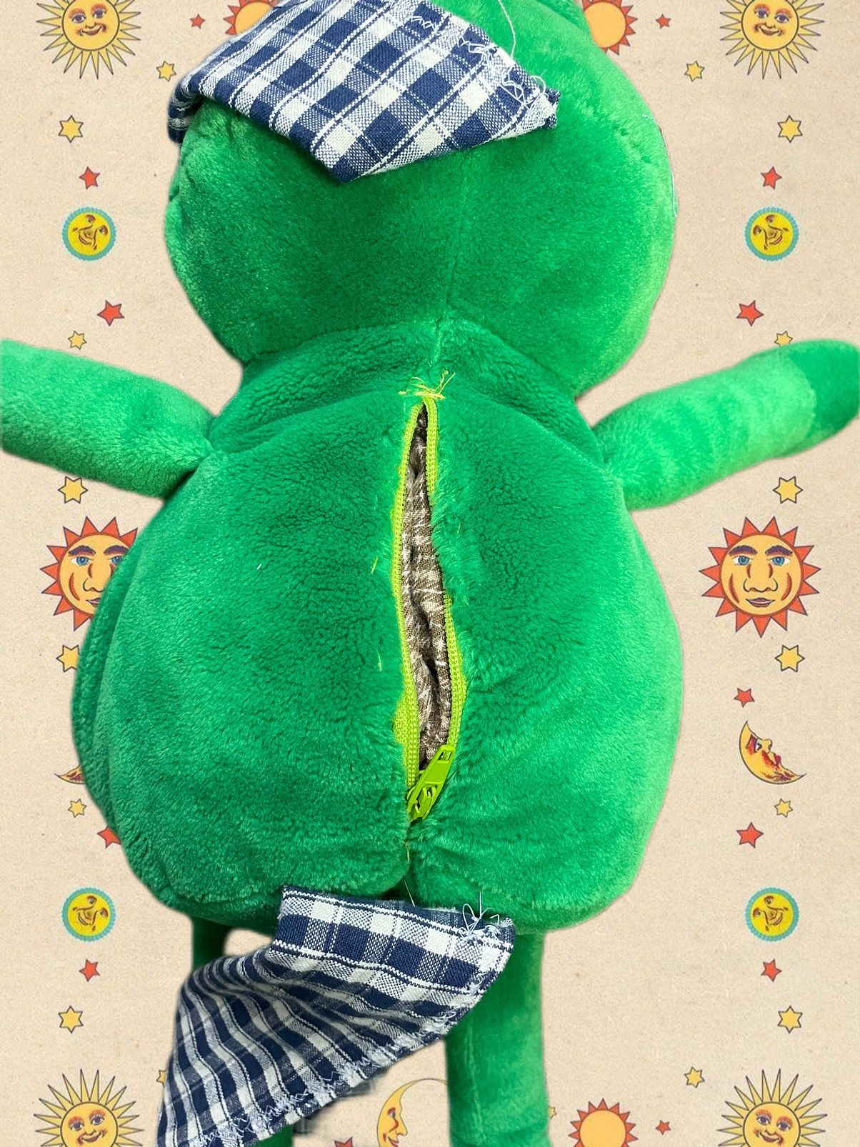 Handmade × Vintage Custom Frog Plush Bag Size ONE SIZE - 4 Thumbnail