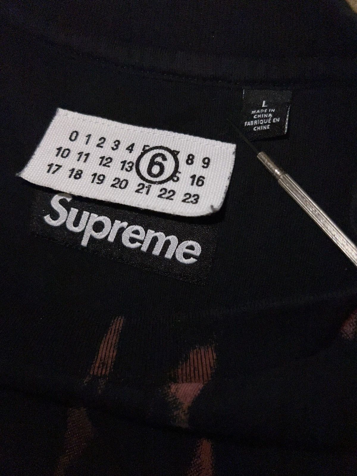 Maison Margiela × Supreme Supreme x MM6 Maison Margiela Liquid Blue Oversized Tee Size US L / EU 52-54 / 3 - 2 Thumbnail