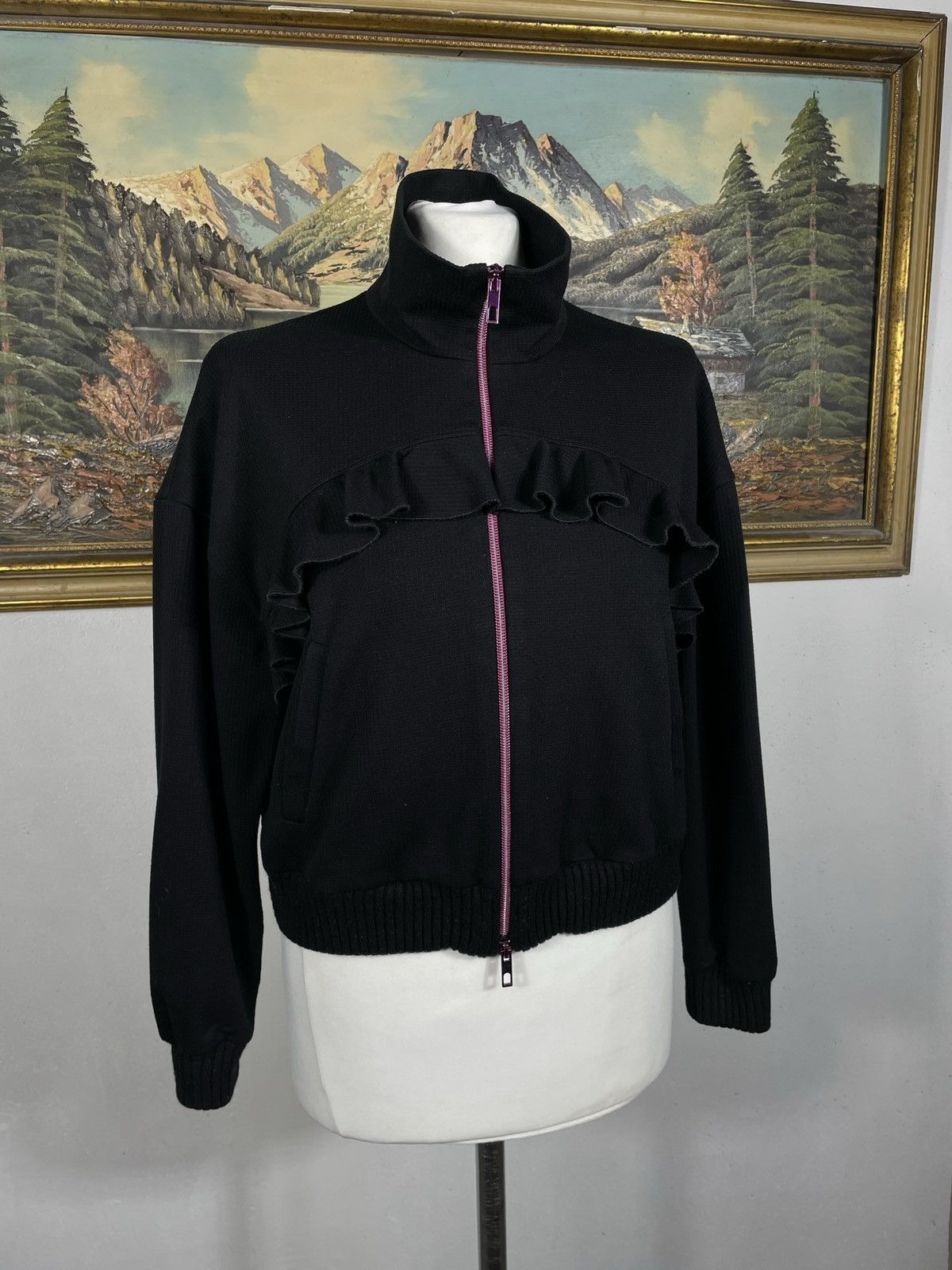 Moschino × Vintage Monogram Vintsge Y2k Crewneck Sweater Jumper Knitwear Luxury Size S / US 4 / IT 40 - 3 Thumbnail