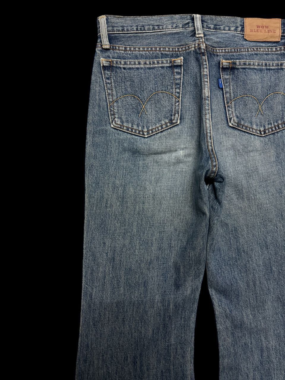 GOSTAR DE FUGA FLARED If Six Was Nine Le Grande Bleu Style By Japanese Jean Size US 28 / EU 44 - 12 Thumbnail
