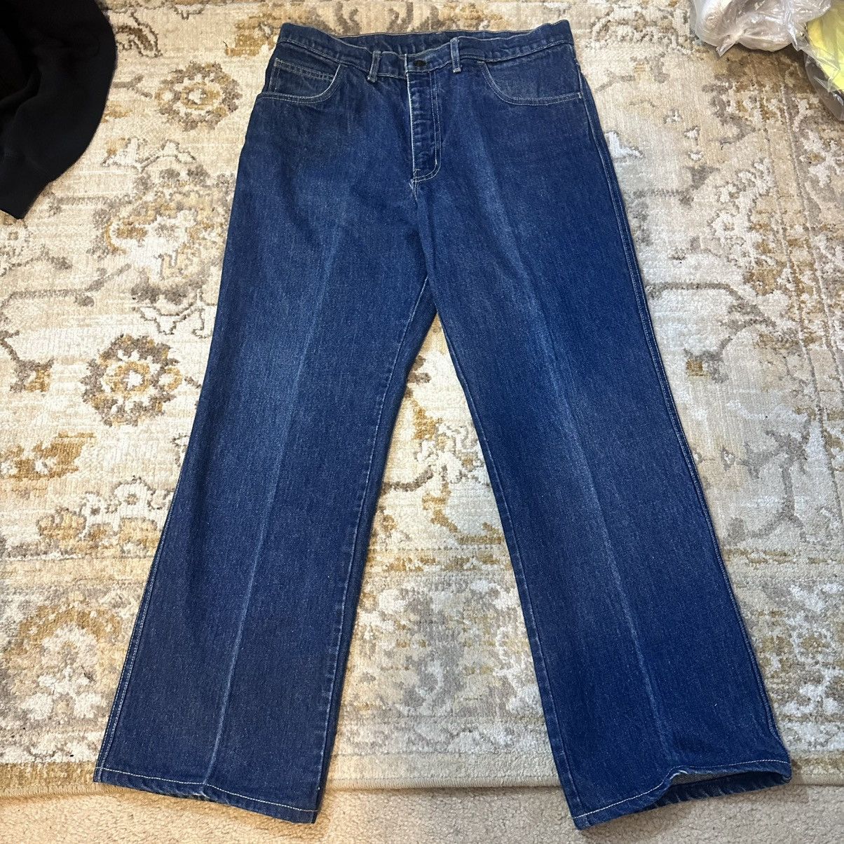 Designer × Pierre Cardin × Vintage VTG 80s Pierre Cardin Denim Blue Jean Talon Zipper Loose Leg Size US 32 / EU 48 - 4 Thumbnail