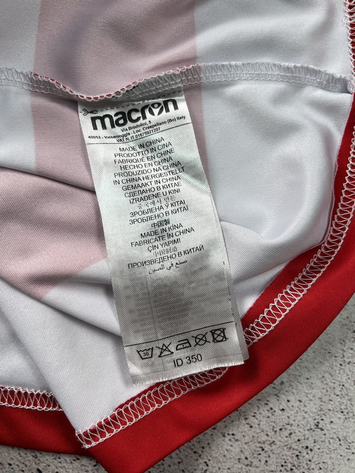 Macron Macron Fc Sion Home 2020/2021 Soccer Jersey Football Shirt Size US S / EU 44-46 / 1 - 4 Thumbnail