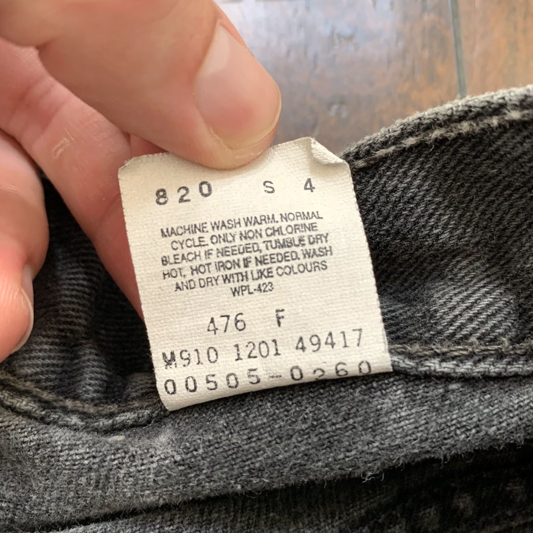 Levi's VINTAGE Levi's Jeans Main Selling Point Levi's 501/550 Category Jeans Adult Regular 34x32 Black 90s Mens Size US 34 / EU 50 - 7 Thumbnail