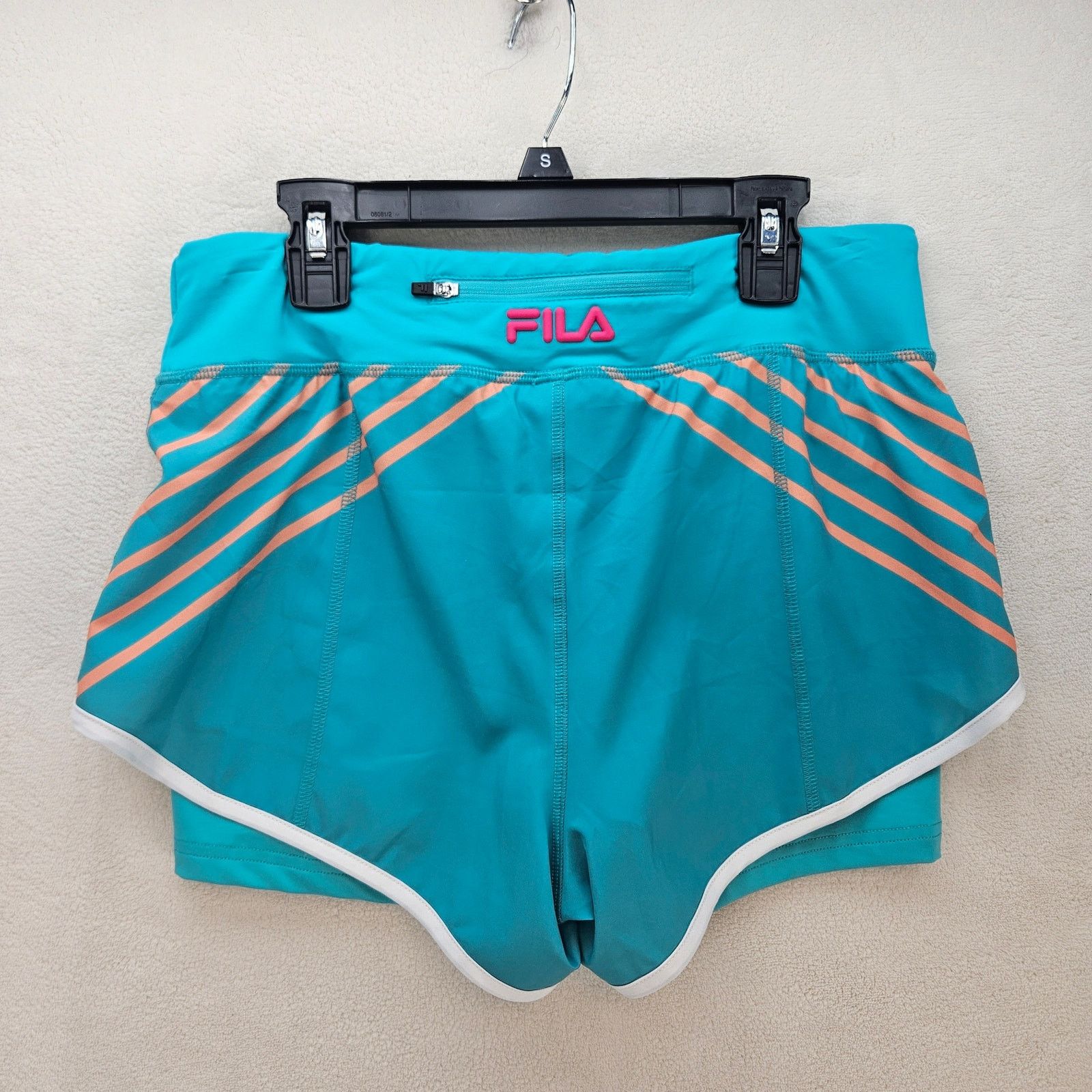 Fila FILA X BEVANS WOMEN'S SMALL TEAL TENNIS SHORTS UPF 50+ NWT Size 28" / US 6 / IT 42 - 5 Thumbnail