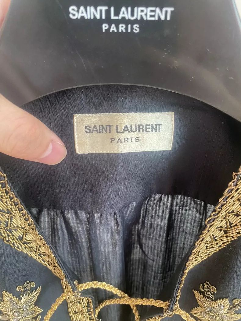 Saint Laurent Paris Saint Laurent Paris size 38 15SS Black Fireworks Shirt Size US M / EU 48-50 / 2 - 2 Thumbnail