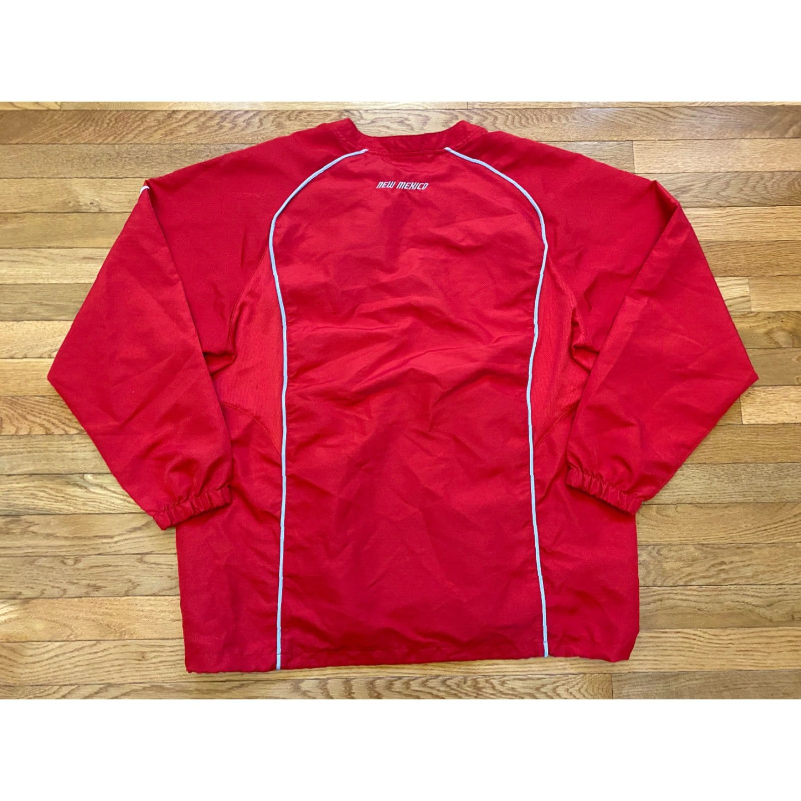 Nike Nike New Mexico Lobos Football 1/4 Zip Windbreaker Jacket Mens XL Red Size US XL / EU 56 / 4 - 2 Thumbnail