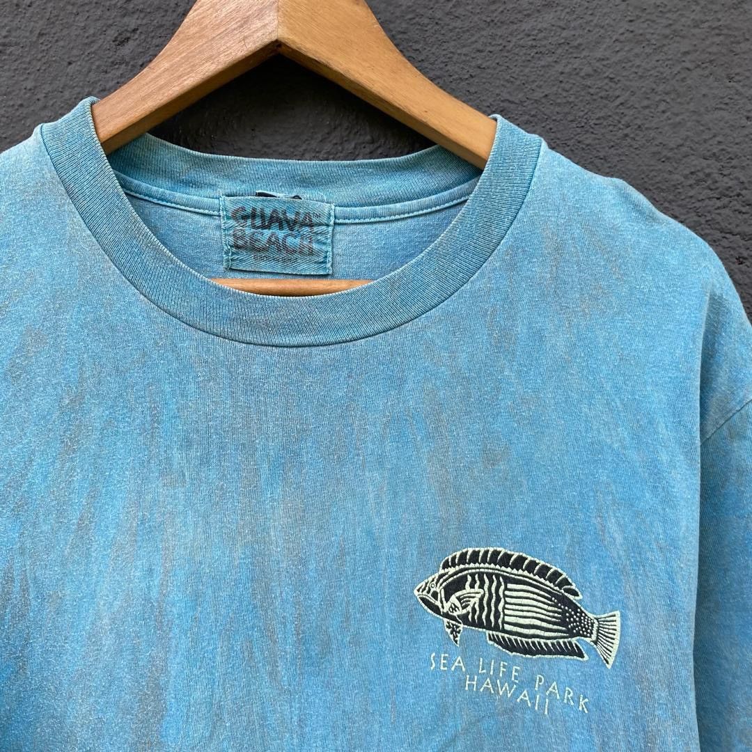 Vintage Thrashed faded sea life park Hawaii shirt Size US M / EU 48-50 / 2 - 3 Thumbnail