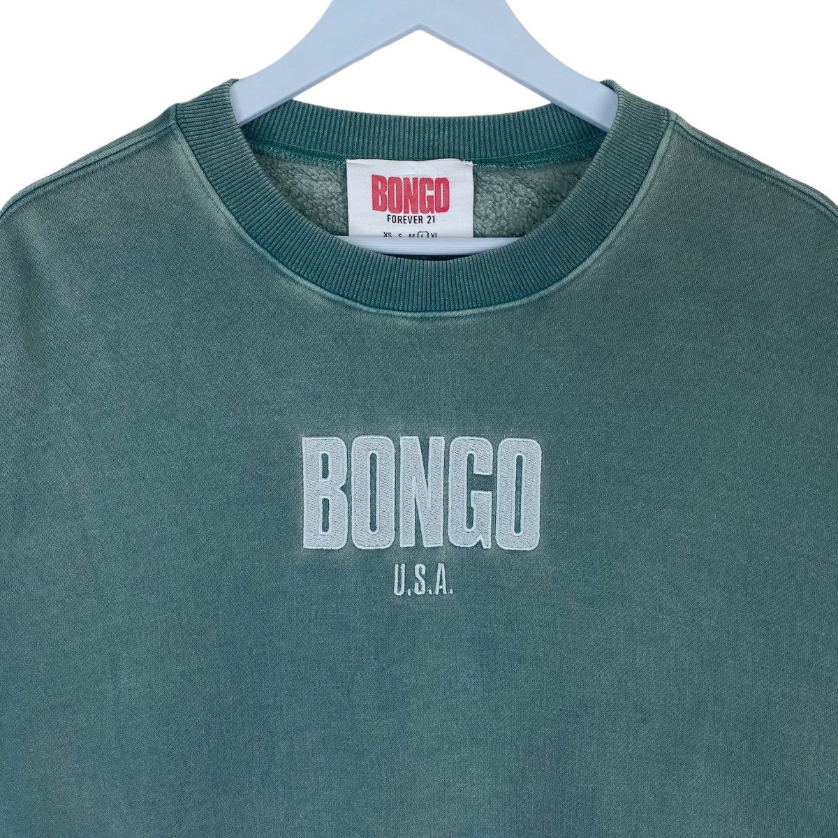 Designer × Vintage Bongo USA Sweatshirt Crewneck Embroidered Pullover Jumper Size US L / EU 52-54 / 3 - 2 Thumbnail